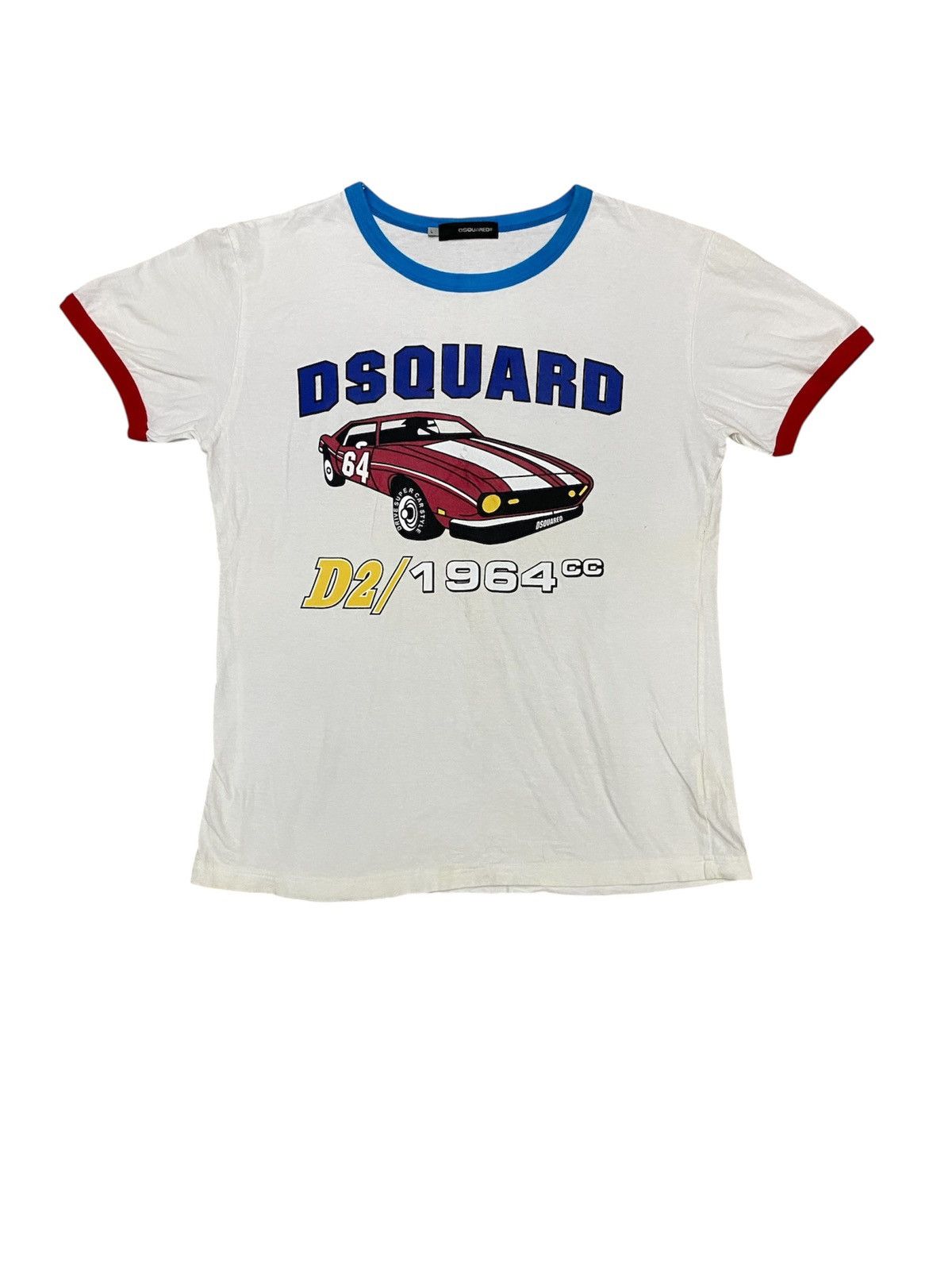Dsquared2 SS09 Racing Mustang ring tee Size US M / EU 48-50 / 2 - 1 Thumbnail