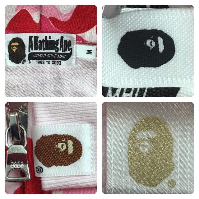 Bape BAPE logo ABC camo pink full zip hoodie a bathing ape Size US M / EU 48-50 / 2 - 6 Thumbnail