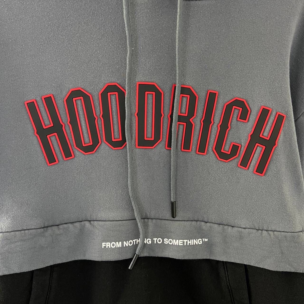 Japanese Brand Hoodie Hoodrich Y2K Style Drill Black Big Print Size US M / EU 48-50 / 2 - 4 Thumbnail