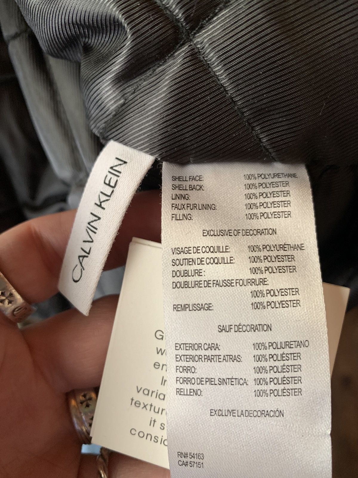 Calvin Klein *RARE* New Calvin Klein Moto Biker Zip Sherpa Collar Jacket Size US M / EU 48-50 / 2 - 10 Thumbnail