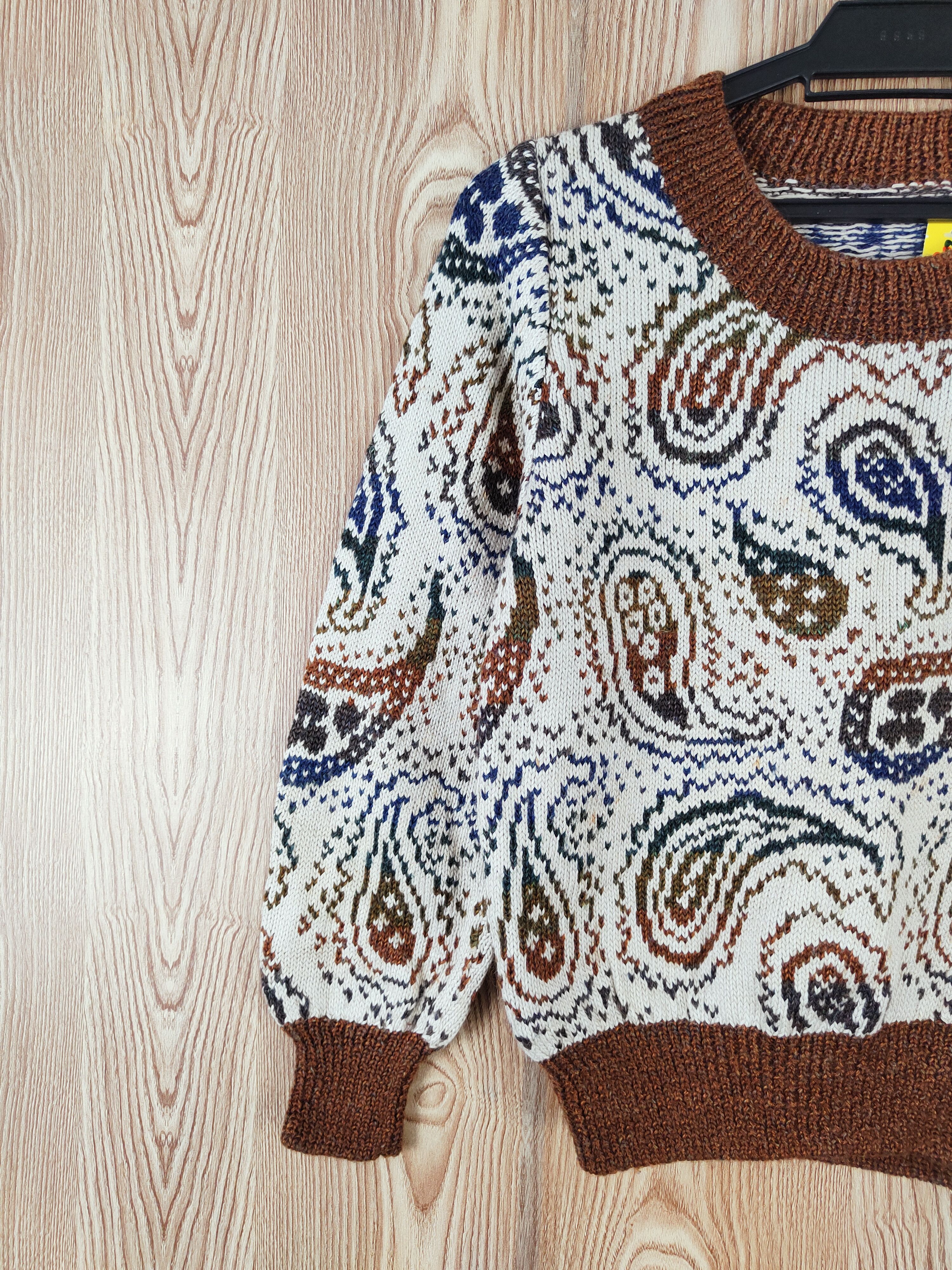Vintage Japanese Brand Brown Knitwear Sweatshirts #W429 Size XS / US 0-2 / IT 36-38 - 3 Thumbnail