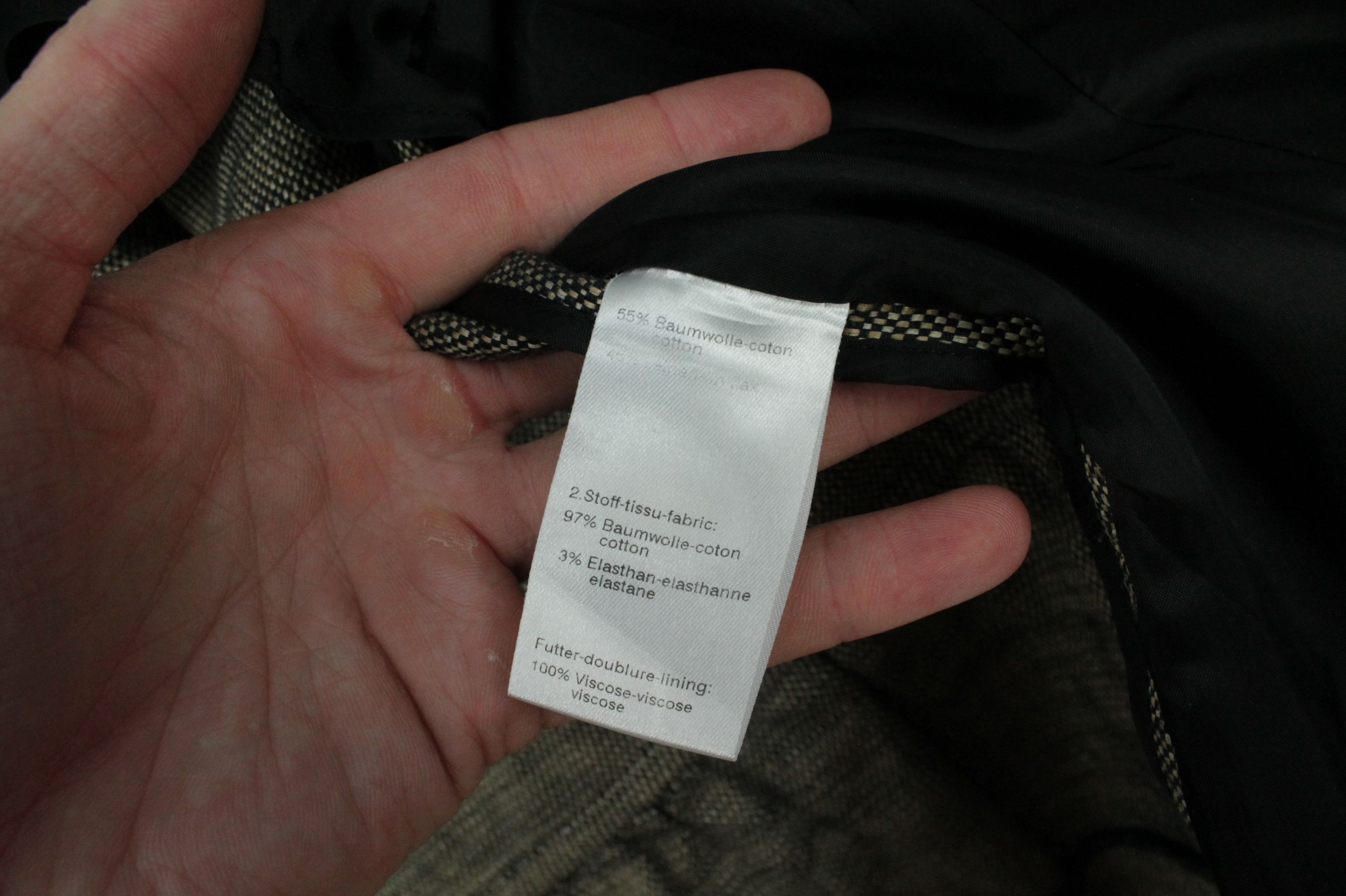Akris × Designer Akris Punto Gray Melange Cotton Linen Blazer Jacket Size M / US 6-8 / IT 42-44 - 9 Thumbnail