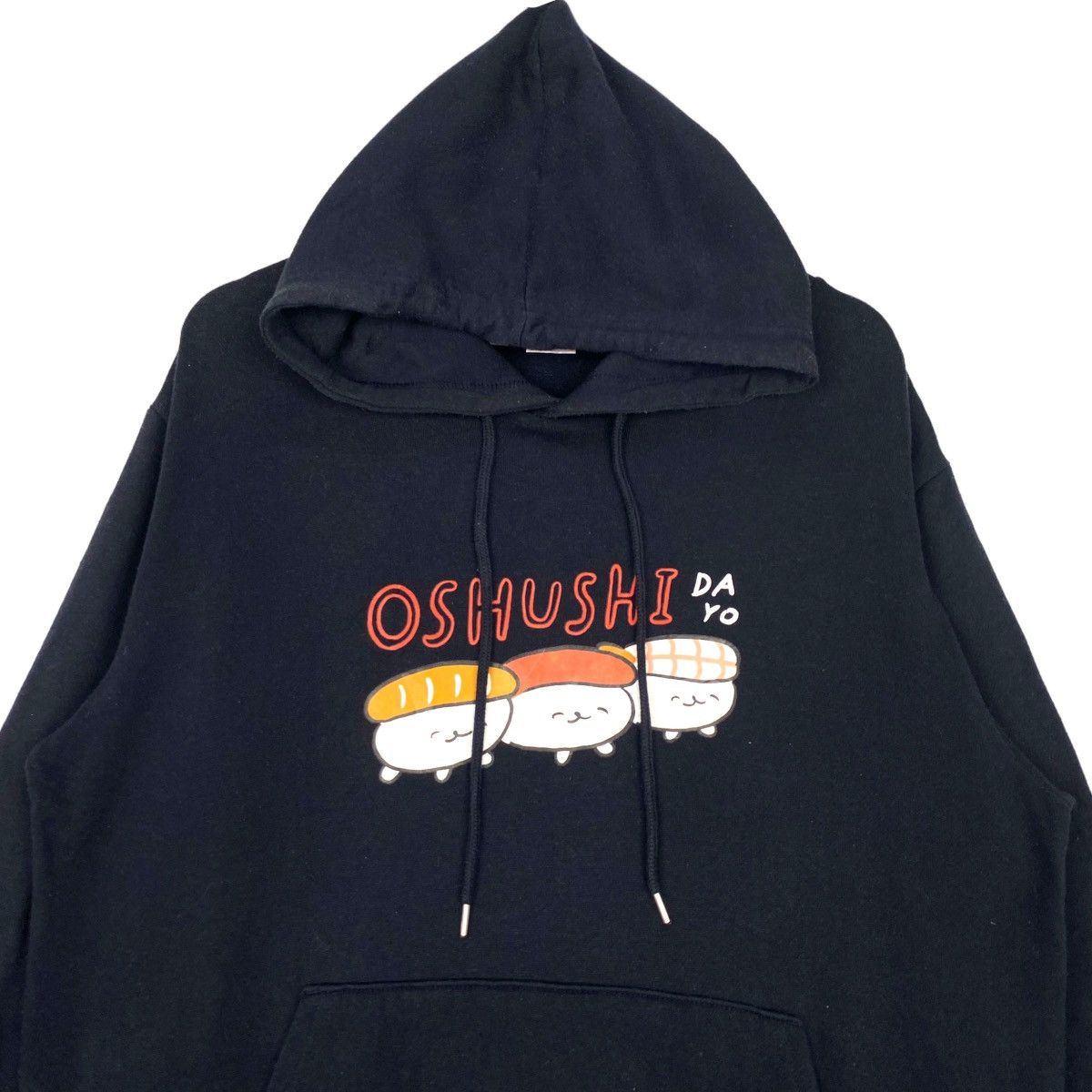Designer × Vintage Oshushi Hoodie Sweatshirt Pull Over Size US M / EU 48-50 / 2 - 2 Thumbnail