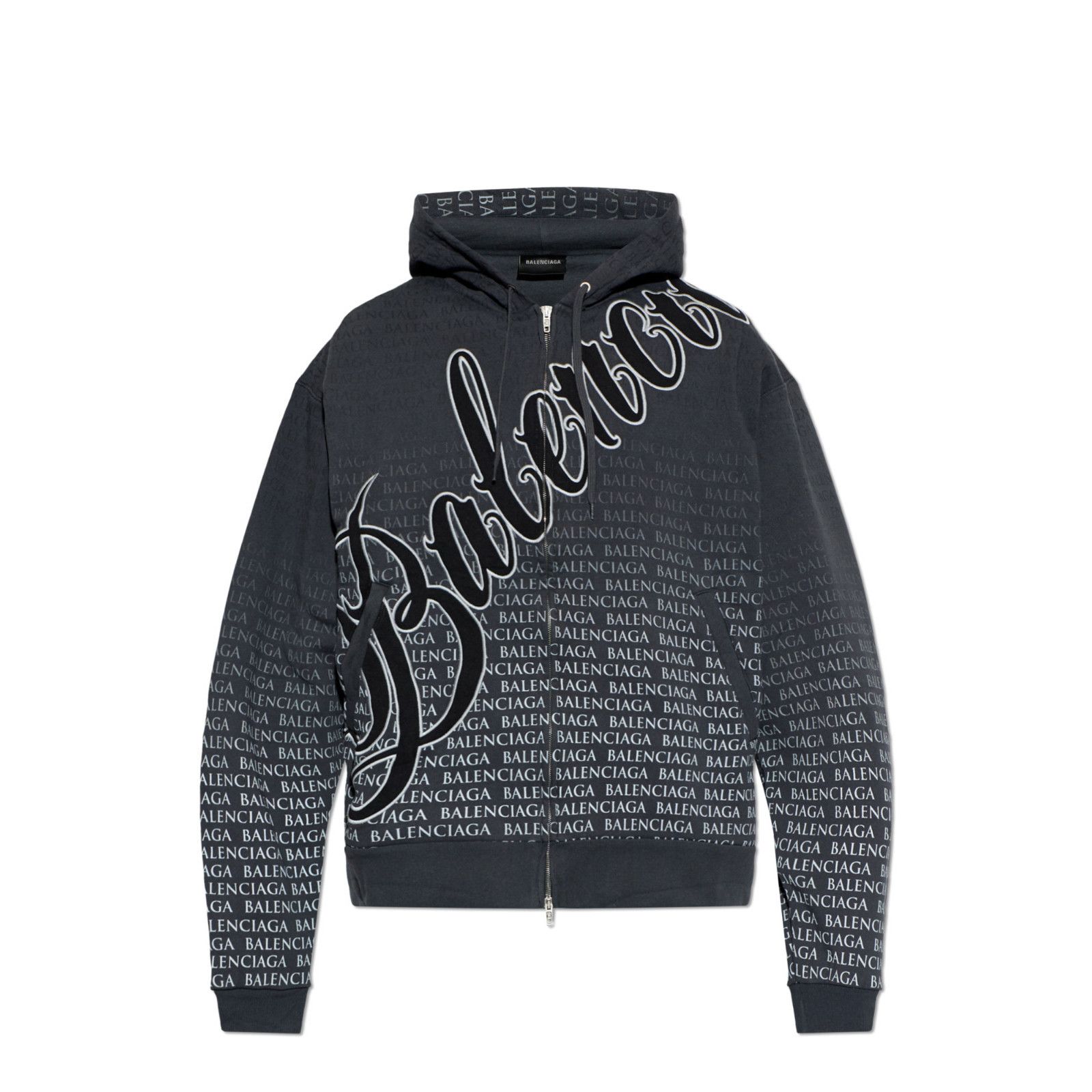 Balenciaga Black Cotton Sweatshirt Men's Si, Men's