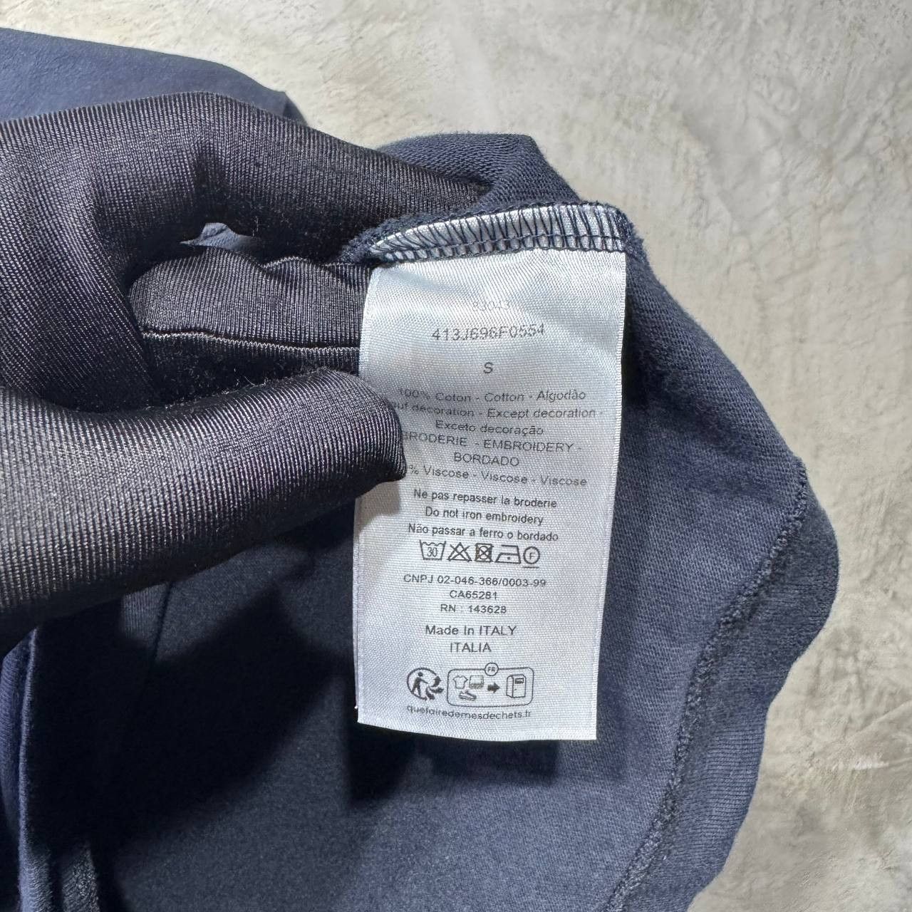 Dior Dior 1947 Logo Embroidered tee Size US M / EU 48-50 / 2 - 9 Thumbnail