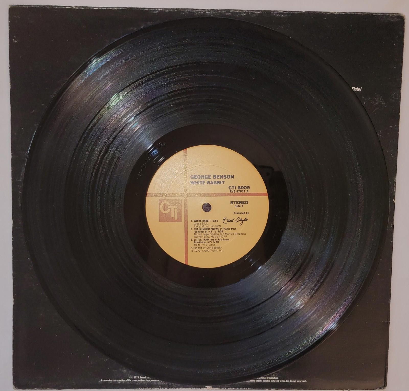 Designer George Benson "White Rabbit" Vinyl LP 1971 CTI Records Size ONE SIZE - 3 Thumbnail