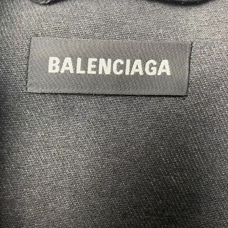 Balenciaga Balenciaga Logo Print Denim Jacket-2505 Size US L / EU 52-54 / 3 - 3 Thumbnail