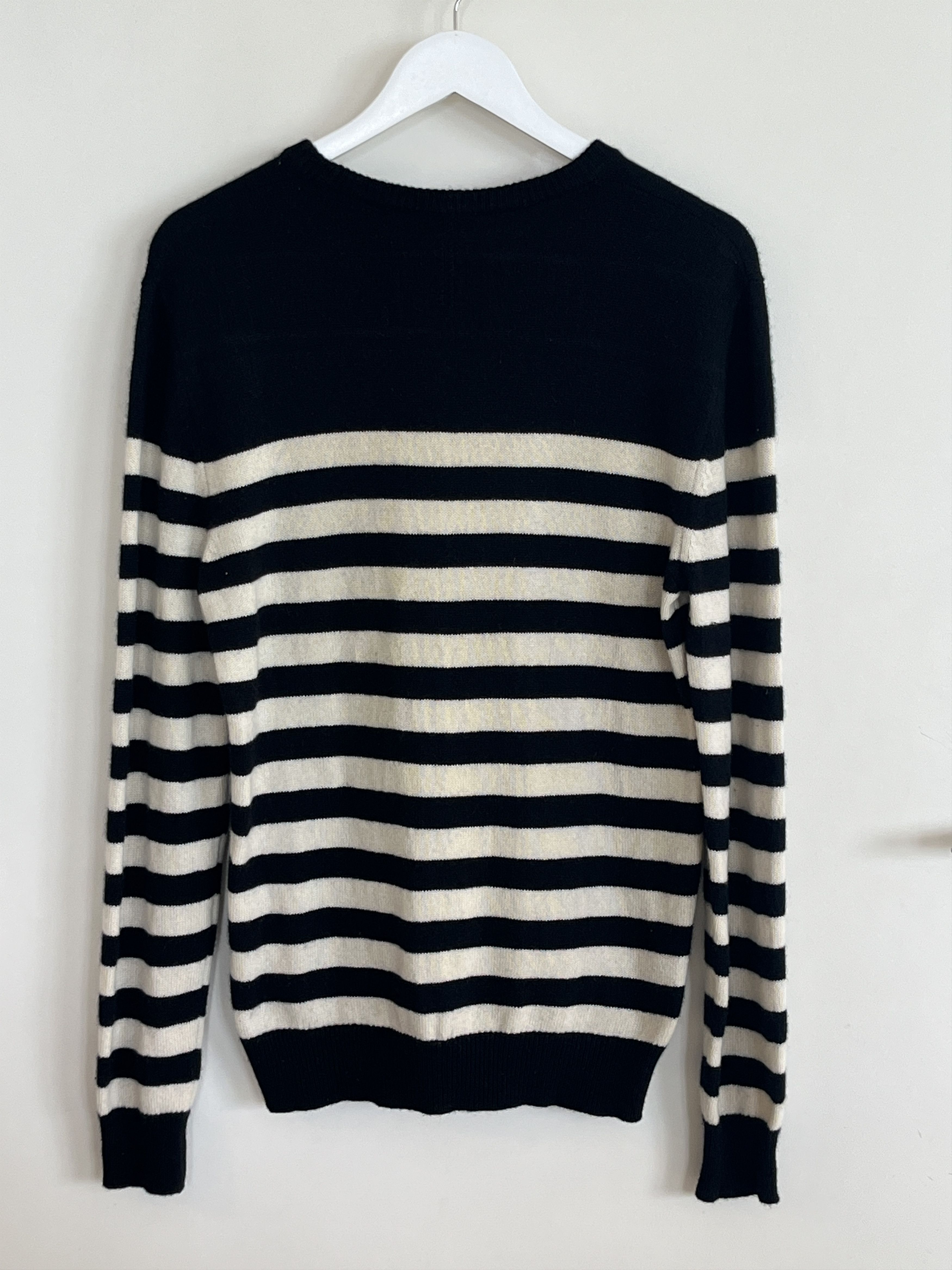 Saint Laurent Paris SS16 Cashmere Stripe Sweater Size US L / EU 52-54 / 3 - 2 Thumbnail