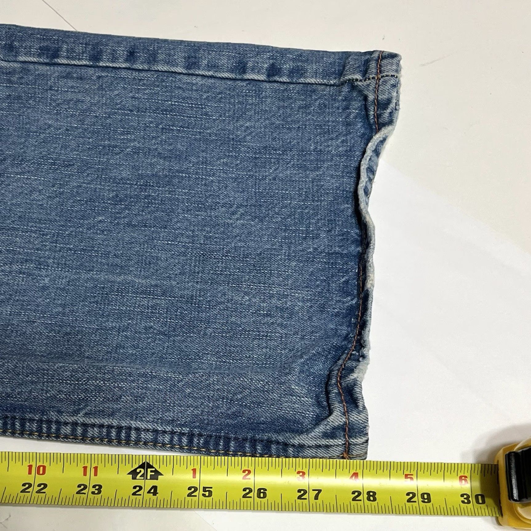 American Eagle Outfitters American Eagle Jeans Boot Cut Blue Denim Distressed 34 Mens Size US 34 / EU 50 - 6 Thumbnail
