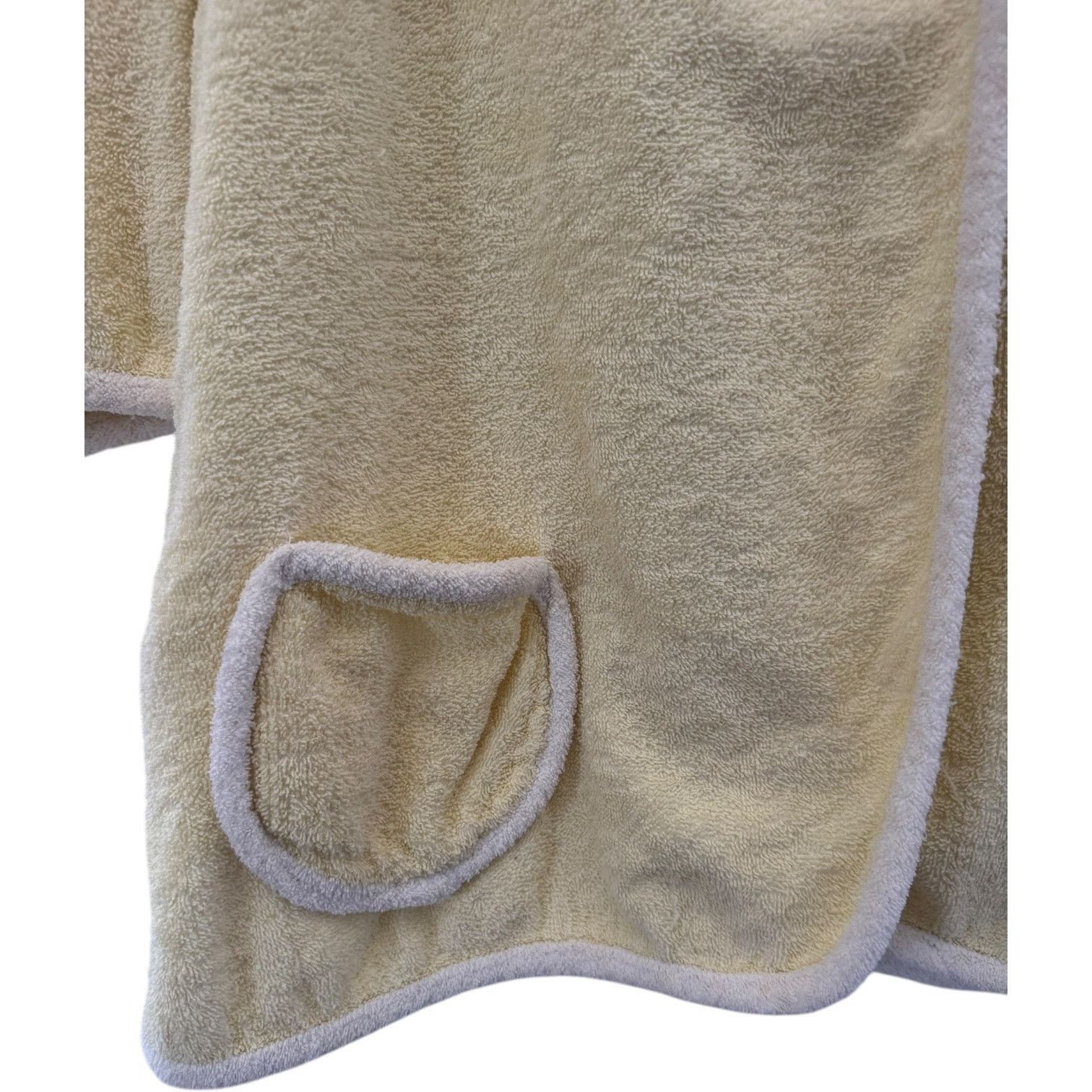 Vintage Vtg Terrycloth robe jacket double breasted beach pool yellow Size M / US 6-8 / IT 42-44 - 6 Thumbnail