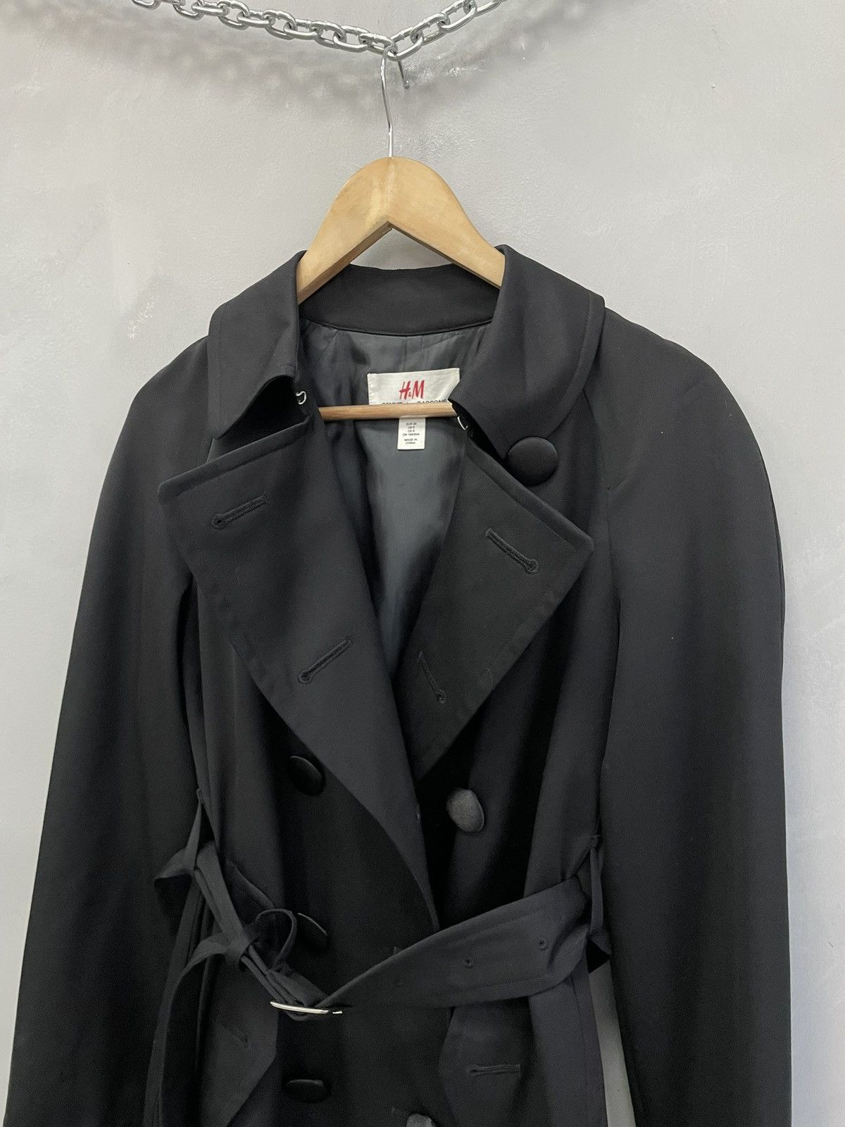 H&M H&M x Comme des Garçons japan coat jacket double breasted Size S / US 4 / IT 40 - 5 Thumbnail