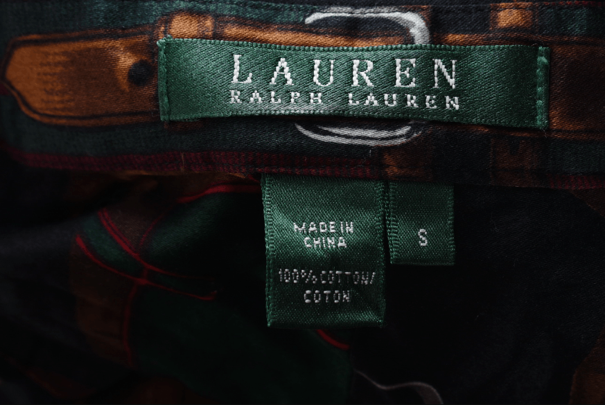 Lauren Ralph Lauren Women's Lauren Ralph Lauren Equestrian Print Shirt Size S Size S / US 4 / IT 40 - 3 Thumbnail