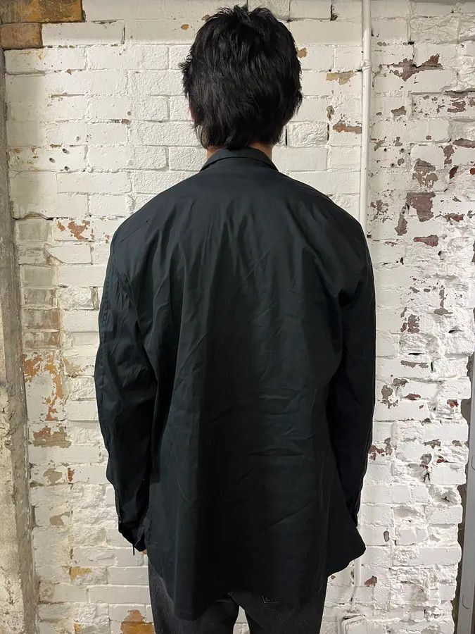 Marithe + Francois Girbaud 2000s Marithé + François Girbaud Black Minimalist Shirt Size US L / EU 52-54 / 3 - 3 Thumbnail