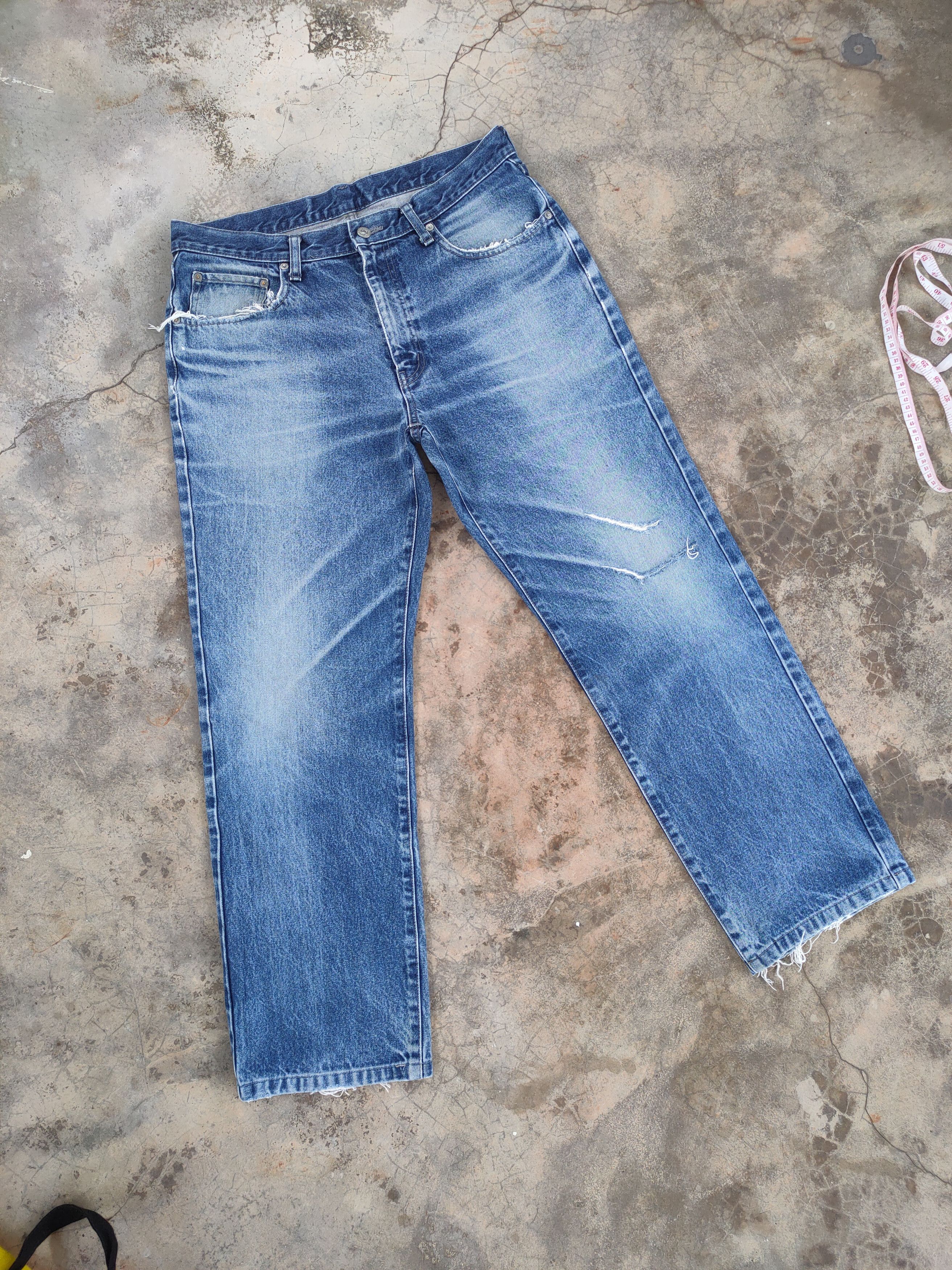 Japanese Brand W34 VINTAGE JAPANESE FADED DISTRESSED JEANS PANTS Size US 34 / EU 50 - 2 Thumbnail