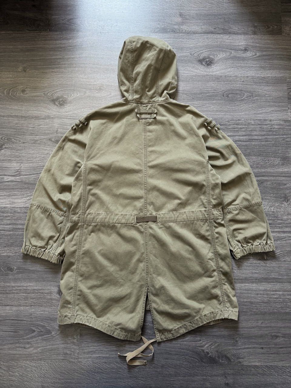 Diesel Vintage DIESEL Fishtail Coat Jacket Archive Techwear Size US S / EU 44-46 / 1 - 2 Thumbnail