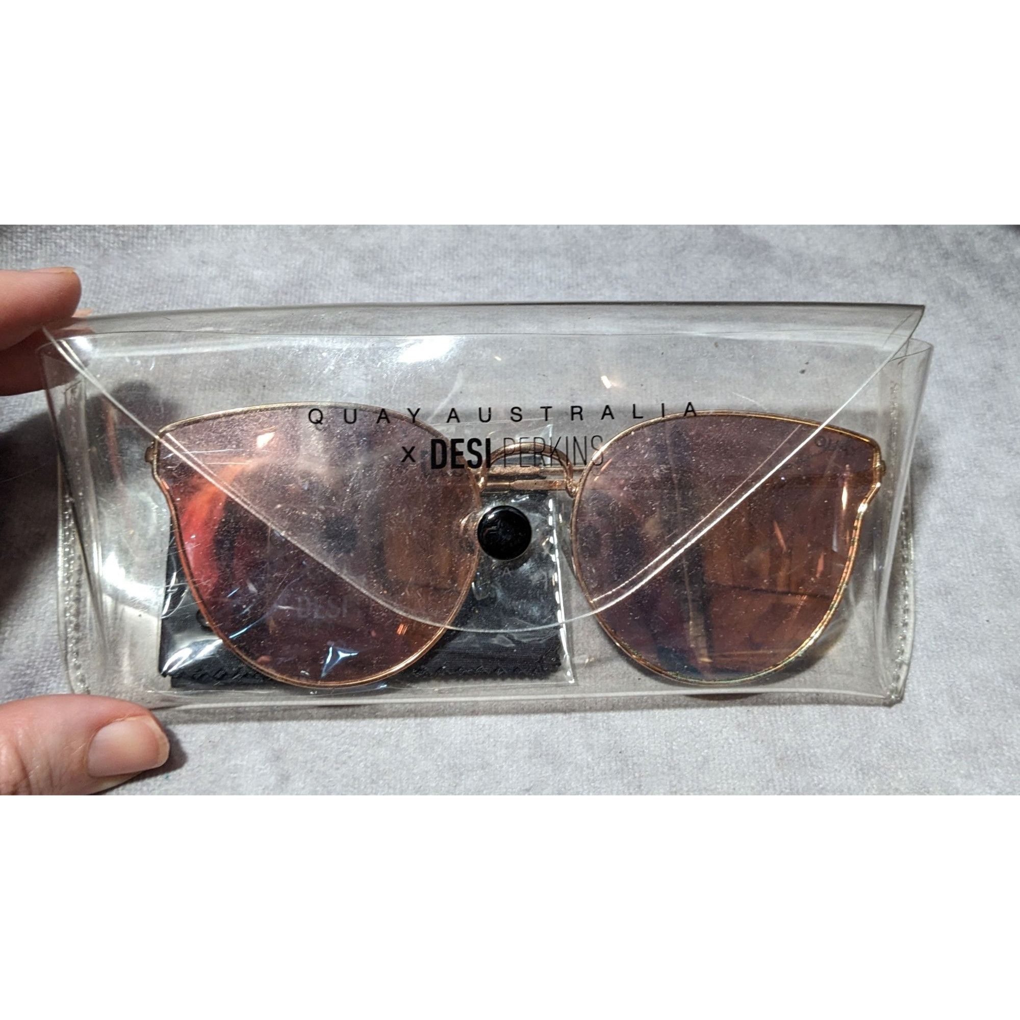 Quay Quay Australia x Desi Perkins Mirror Sunglasses Size ONE SIZE - 5 Thumbnail