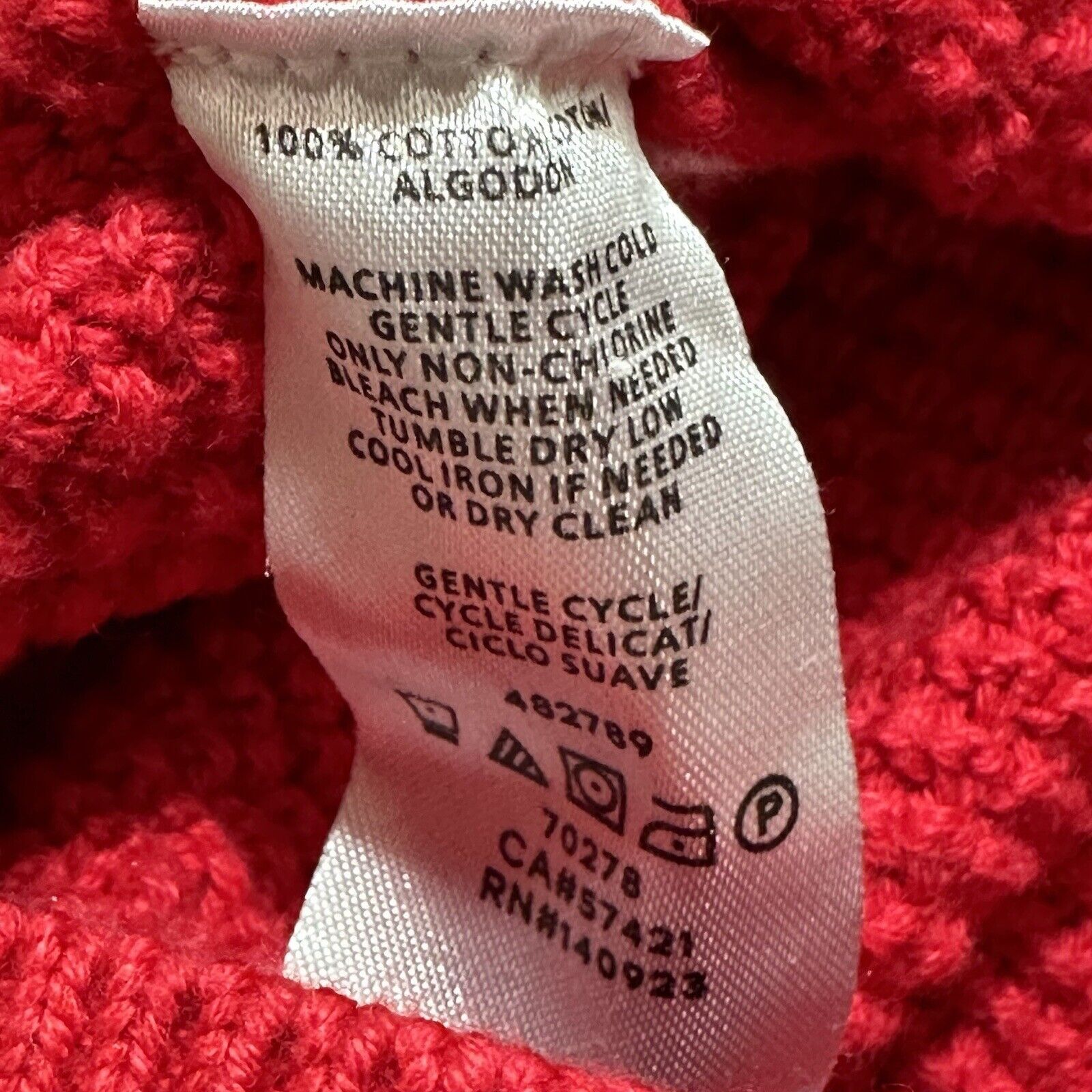 Loft LOFT XS Long Sleeve Crewneck Red Pullover Sweater Buttons Size XS / US 0-2 / IT 36-38 - 4 Thumbnail