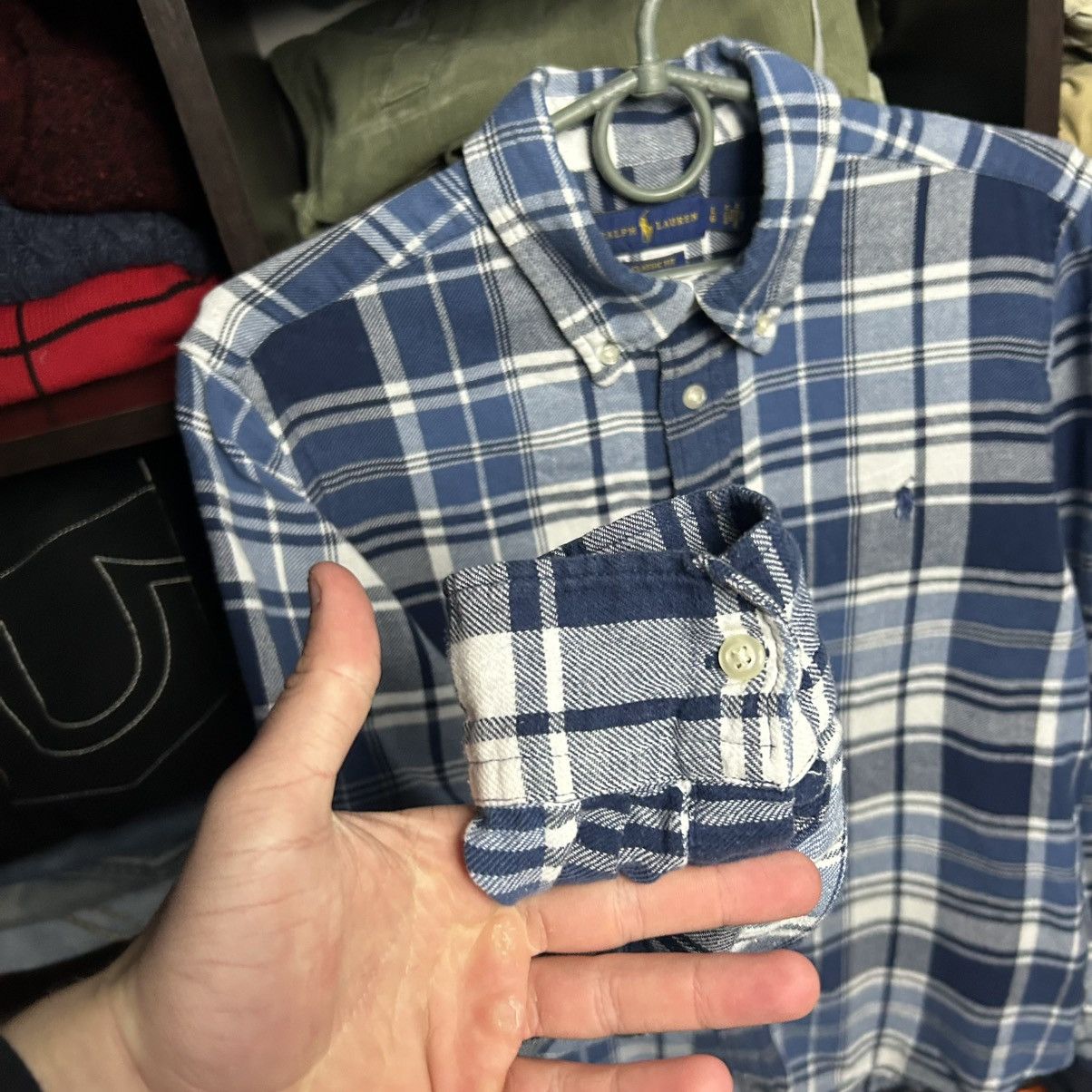 Polo Ralph Lauren Luxury Polo Ralph Lauren Small pony y2k button shirt size L Size US L / EU 52-54 / 3 - 5 Thumbnail
