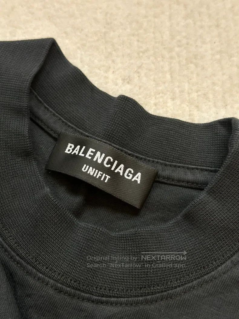 Balenciaga Balenciaga Embroidered Short Sleeve Size US S / EU 44-46 / 1 - 4 Thumbnail