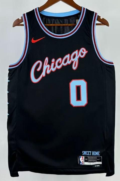 NBA 2026 Chicago Bulls 0 Coby White Jersey Size US S / EU 44-46 / 1 - 2 Thumbnail
