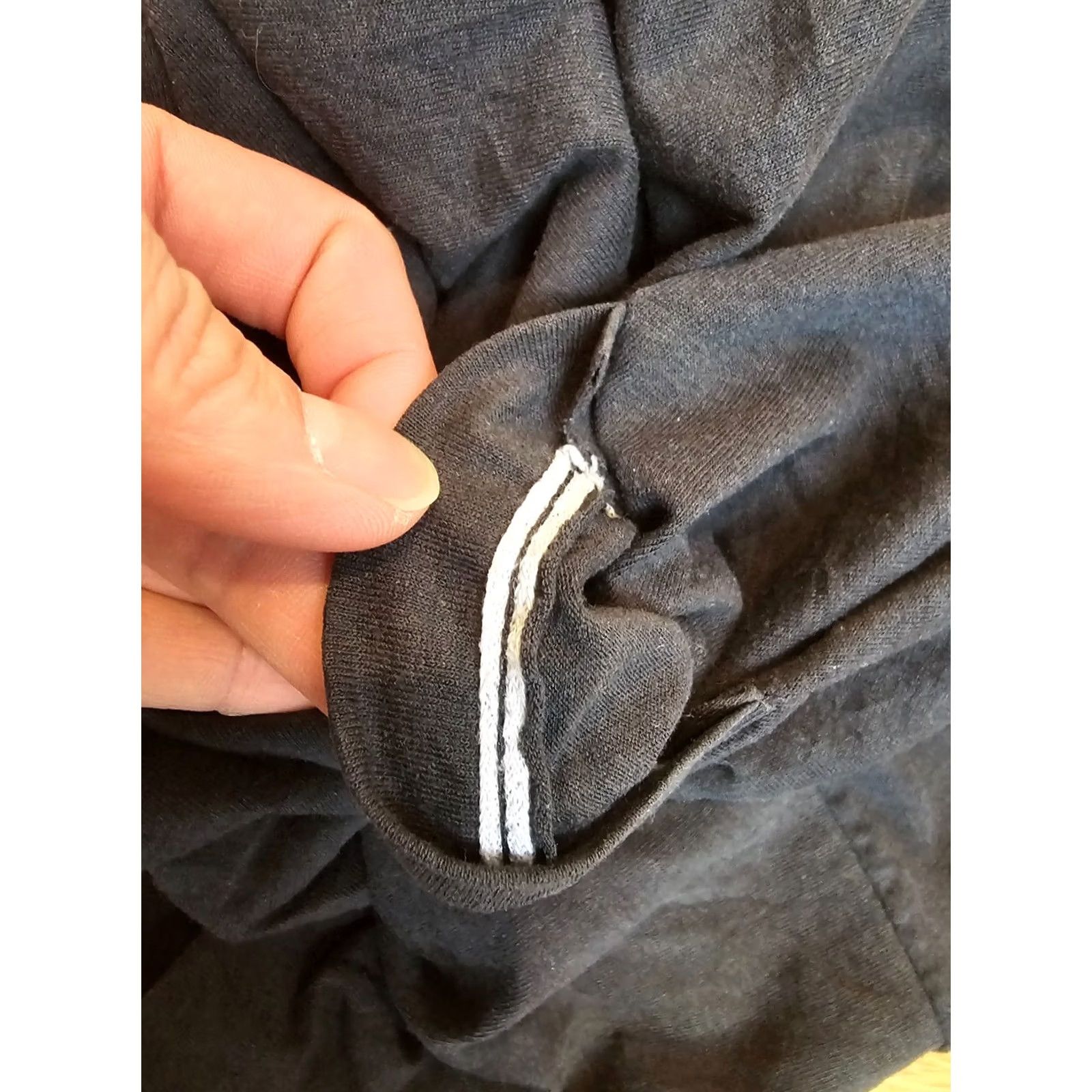 Fruit Of The Loom VINTAGE FRUIT OF THE LOOM ONE POCKET SELVEDGE SINGLE STITCH BLACK T-SHIRT XL Men T-Shirt Front Pocket Size US XL / EU 56 / 4 - 8 Thumbnail