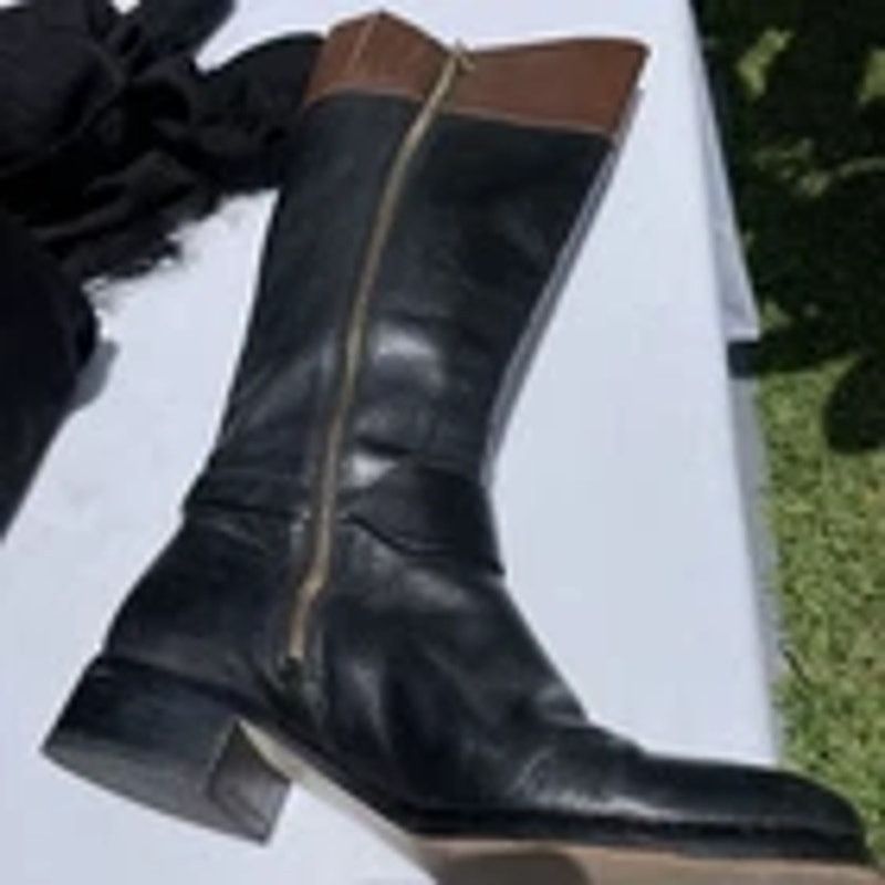 Michael Kors Michael Kors Black Leather Hamilton Riding Boots Sz 6 M Size US 6 / IT 36 - 9 Thumbnail
