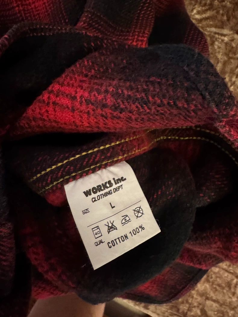 Iron Heart Iron Heart 244 flannel overweight workwear red Haig shirt Size US L / EU 52-54 / 3 - 6 Thumbnail