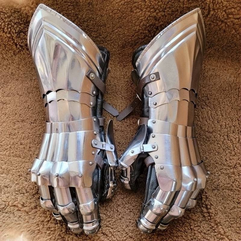 Japanese Brand × Vintage Vintage Medieval Handmade Gloves Size ONE SIZE - 6 Thumbnail