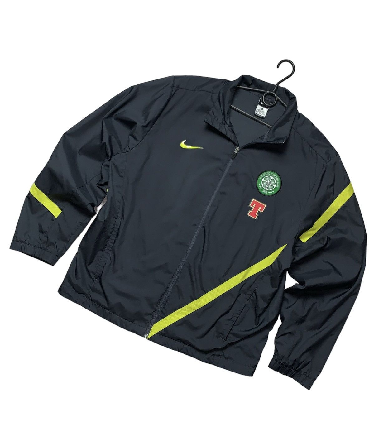 Vintage Nike Celtic track jacket soccer size XL black