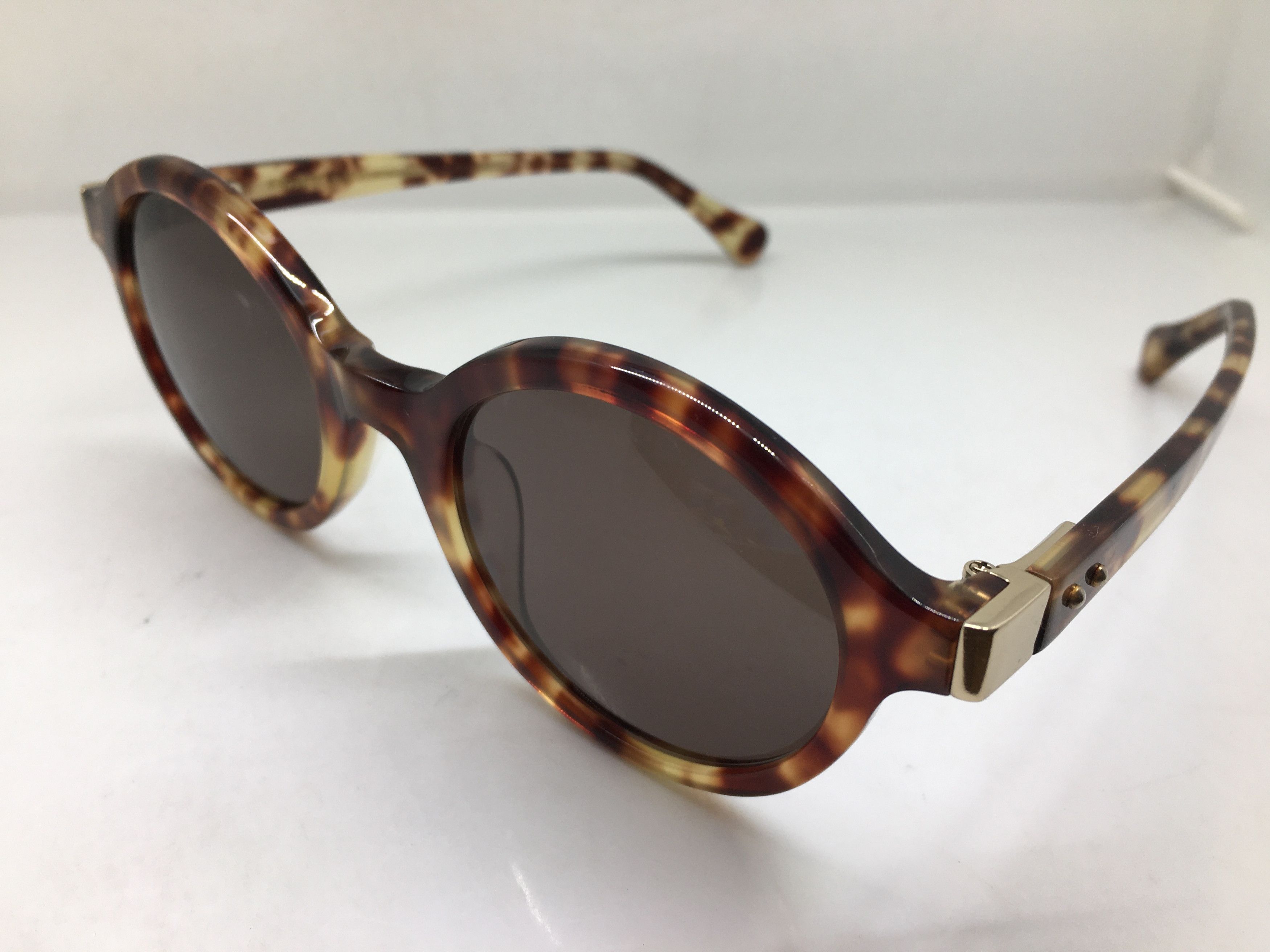 Other Glasogon ARTSTOCRST Tortoise Round Sunglasses Frame Size ONE SIZE - 3 Thumbnail