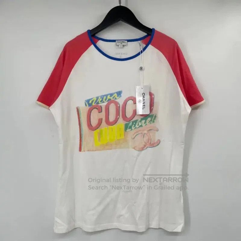 Chanel Chanel Summer Colorblock Cotton T-Shirt . Size XS / US 0-2 / IT 36-38 - 1 Thumbnail