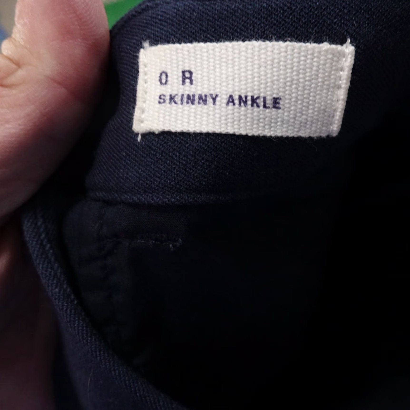 Gap Vintage Gap Skinny Ankle Pants Women’s Blue Chino Regular Fit Size 0 Inseam 26" Size 25" / US 0 / IT 36 - 7 Thumbnail