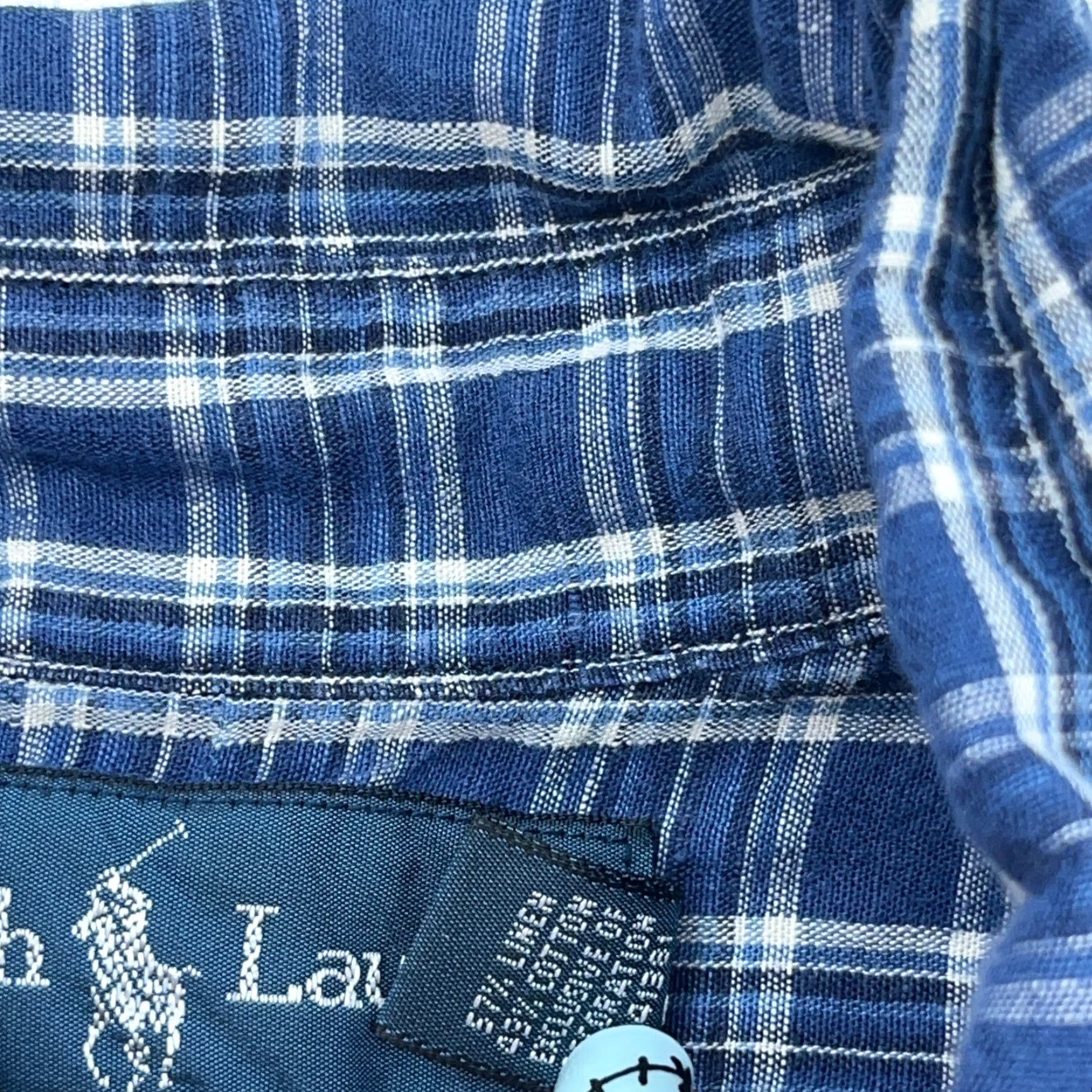 Ralph Lauren **Ralph Lauren Men's XL Blue Plaid Button-Down Shirt** User: Ralph Lauren Men's XL Blue Plaid Button-Down Shirt Size US XL / EU 56 / 4 - 7 Thumbnail