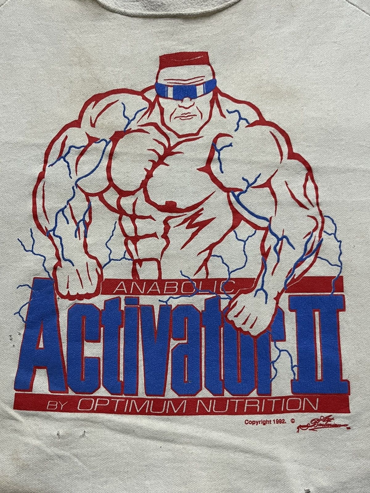 Vintage Vintage 1992 Anabolic Activator Bodybuilding Chopped Sweat Size US L / EU 52-54 / 3 - 2 Thumbnail