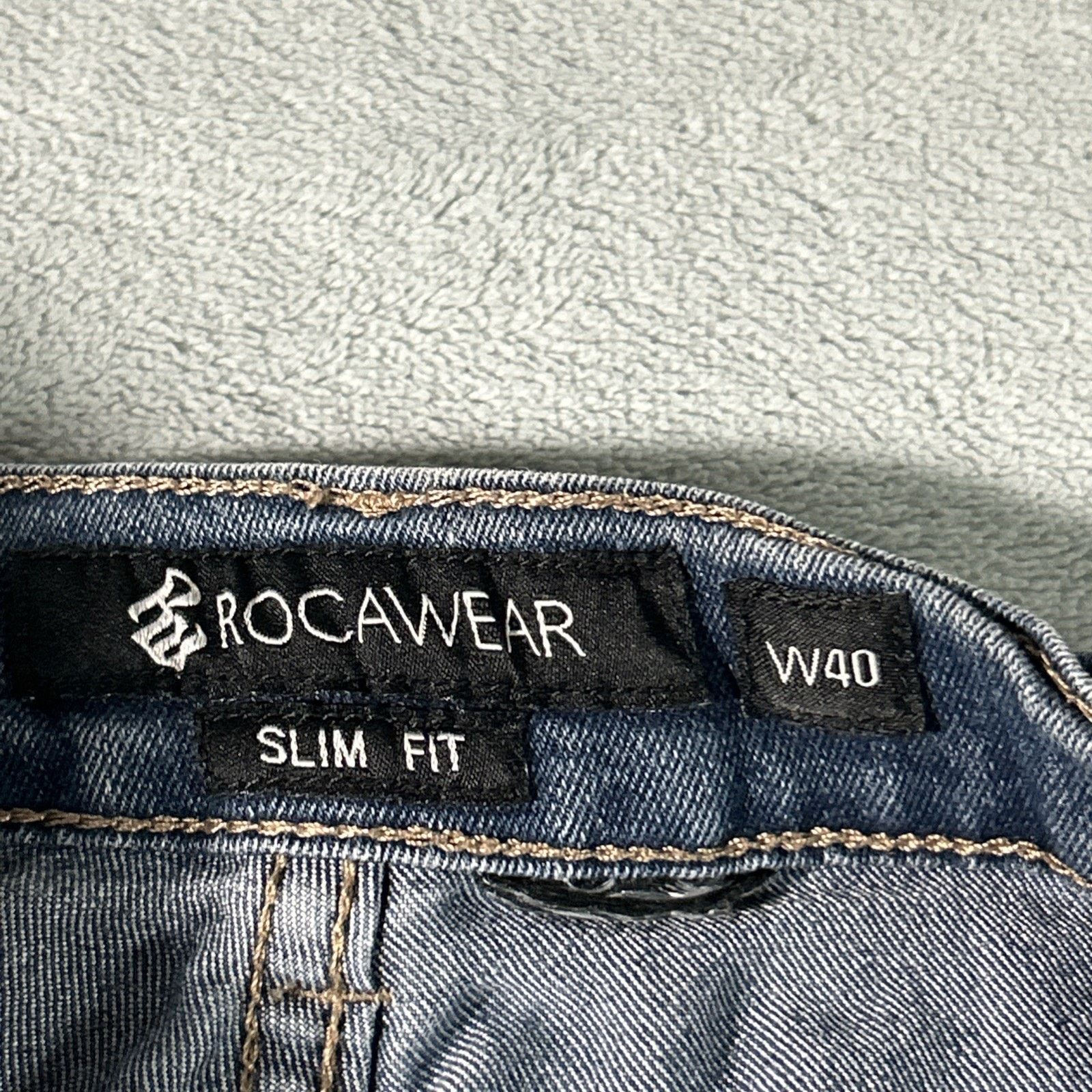 Rocawear Beyond Baggy Jhorts Shorts Mens 40x14 Raw Hems Loose Relaxed Size US 40 / EU 56 - 3 Thumbnail