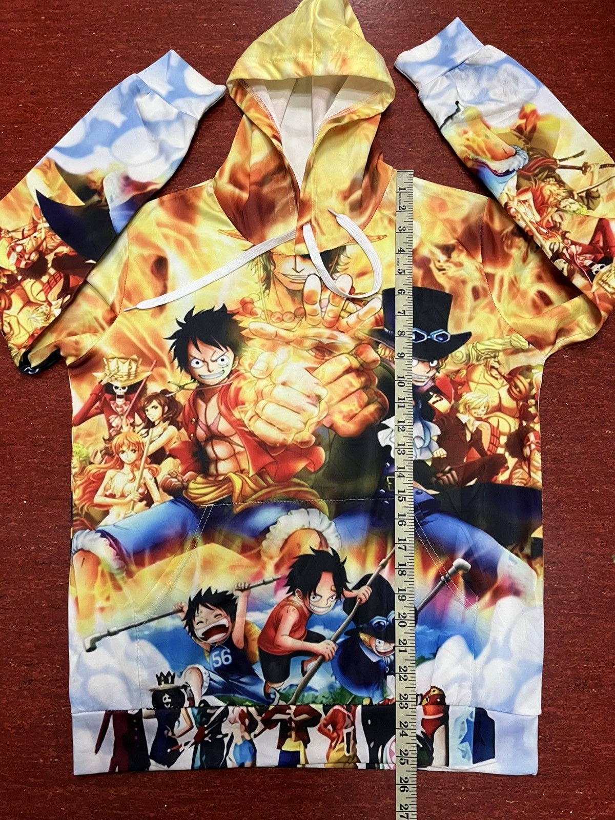 Anime ONE PIECE AOP PULLOVER HODDIE x ANIME JAPAN Size US M / EU 48-50 / 2 - 6 Thumbnail