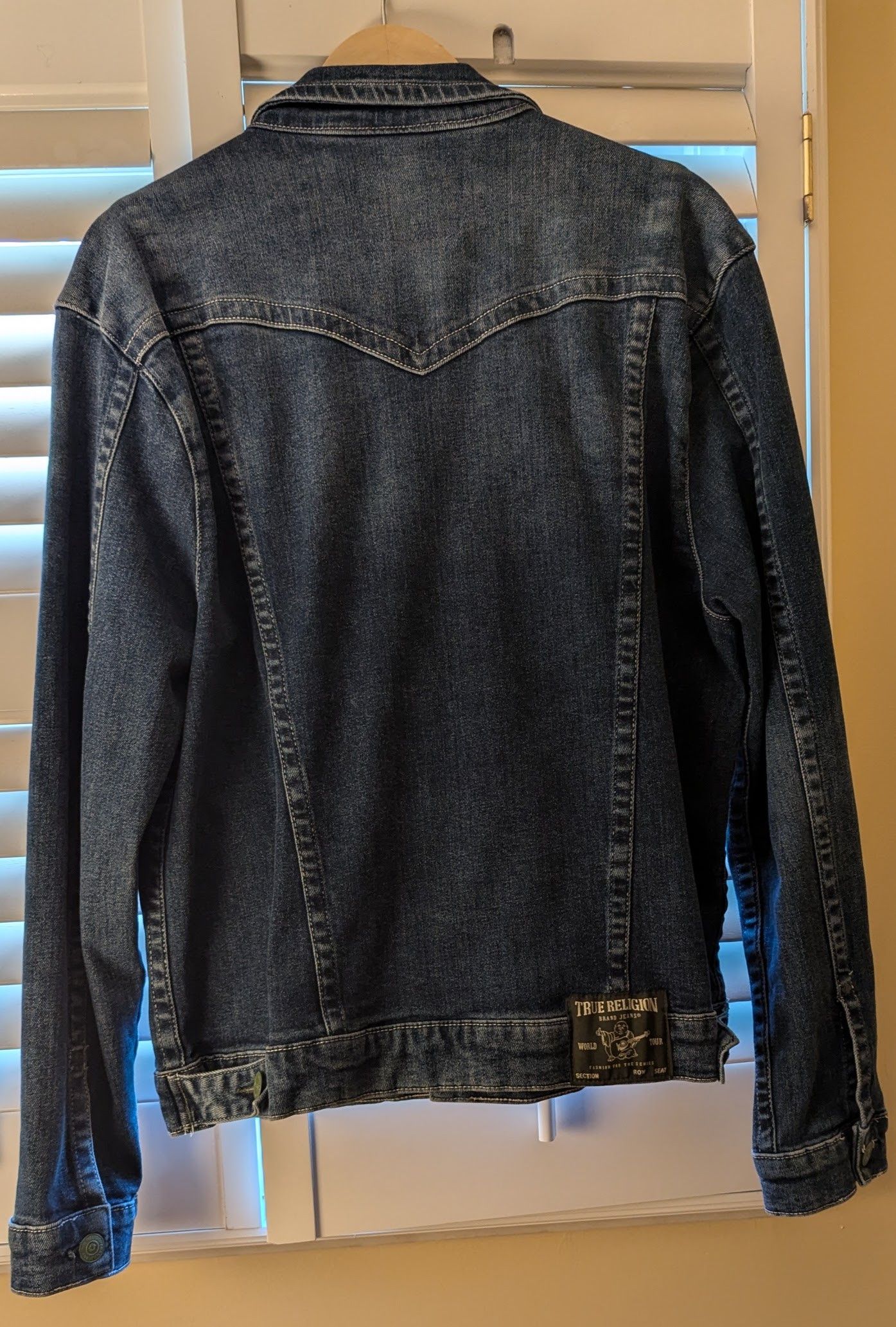 True Religion Denim Stretch Jacket Size US XL / EU 56 / 4 - 2 Thumbnail