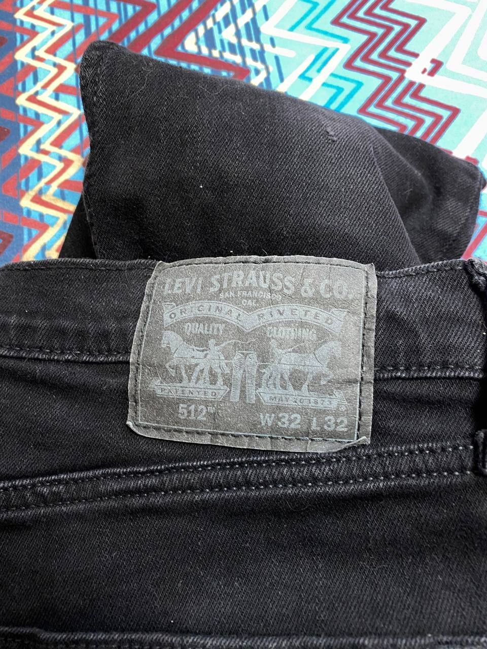 Levi's × Vintage Crazy Levis 512 Faded Washed Denim Jeans Grunge Skater Size US 32 / EU 48 - 16 Thumbnail