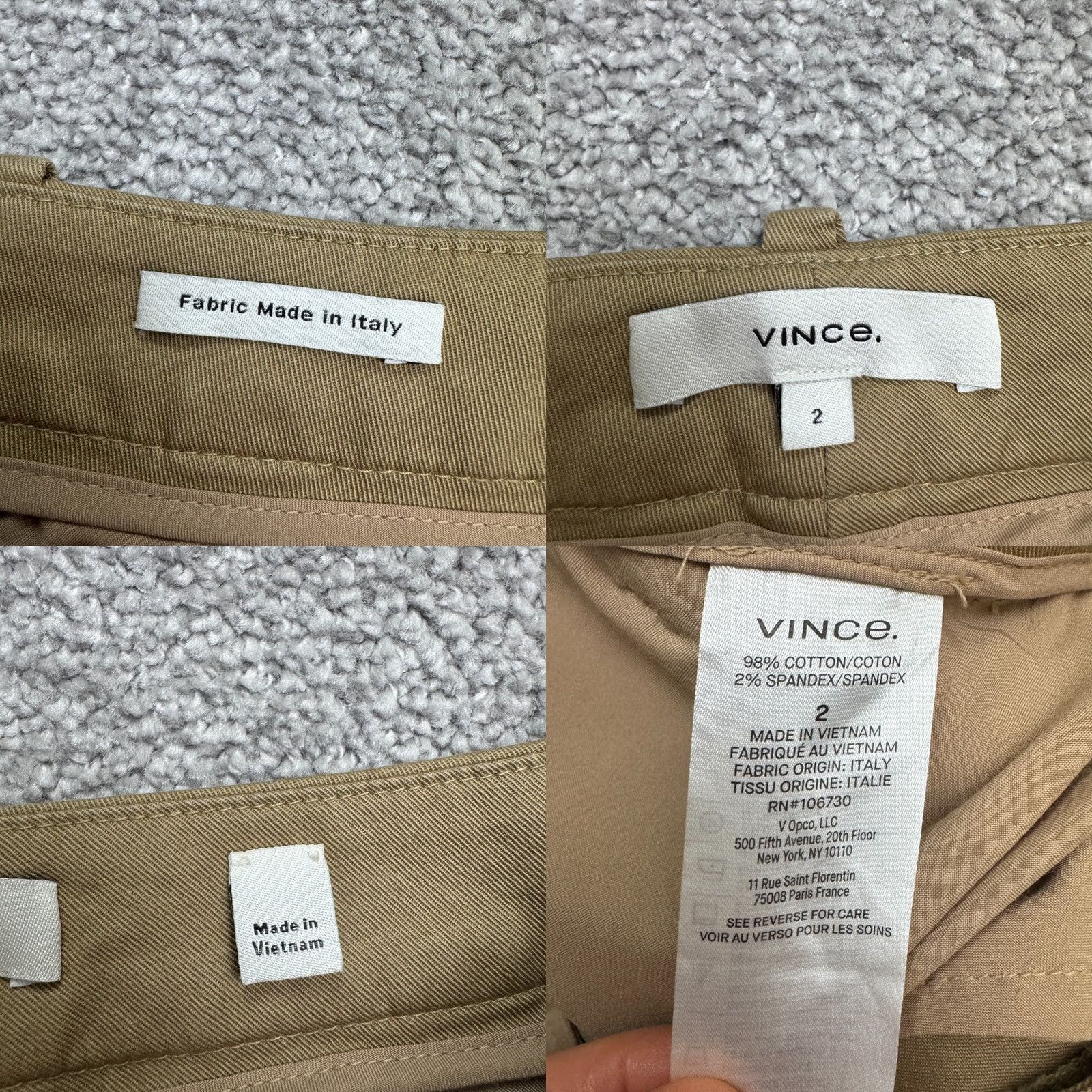 Banana Republic Banana Republic Pants Women Khaki Brown Cotton Blend Straight Leg Casual Workwear Designer Size 26" / US 2 / IT 38 - 8 Thumbnail