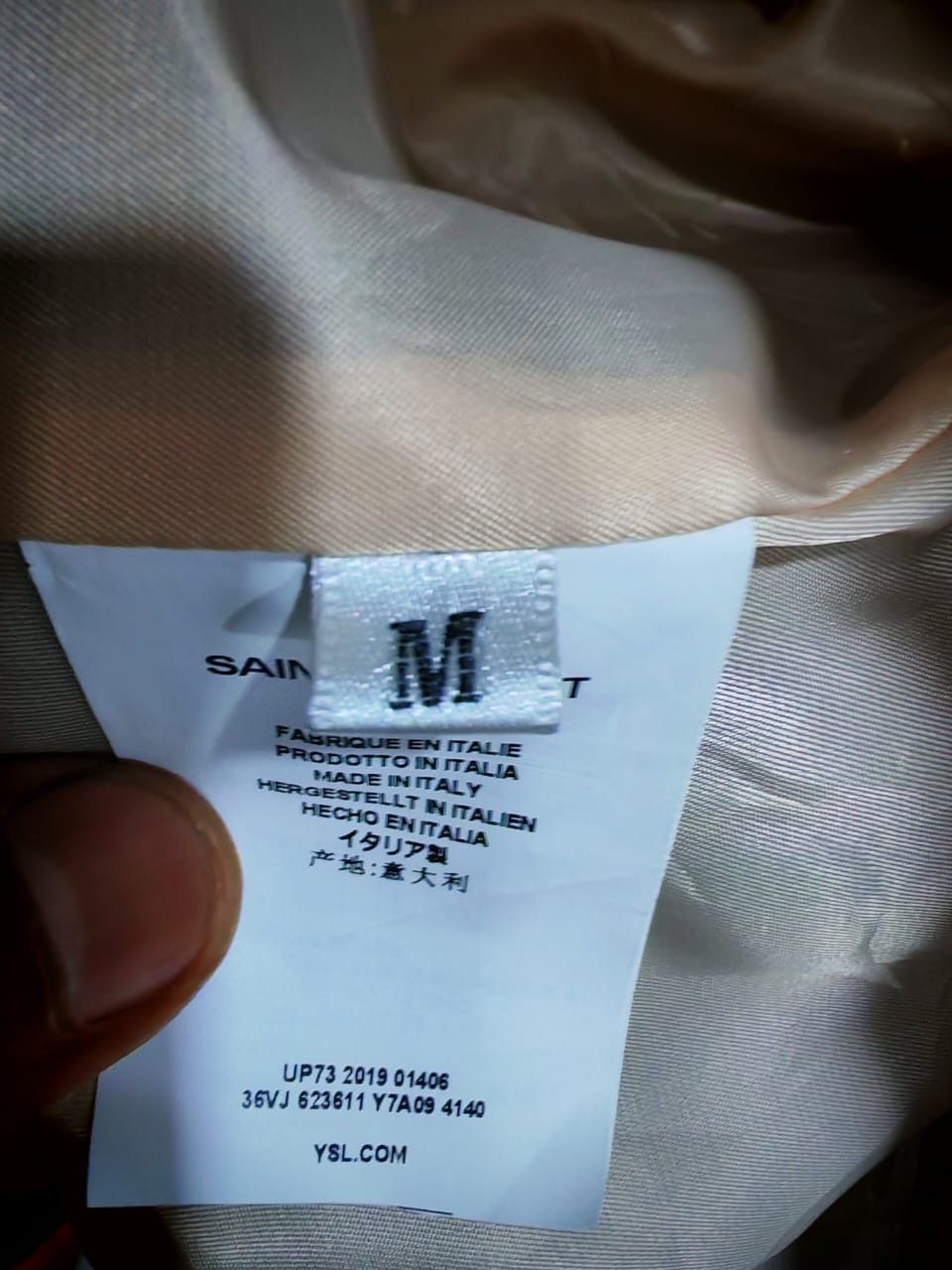 Saint Laurent Paris Saint Laurent Paris YSL Embroidery Blazer Size US M / EU 48-50 / 2 - 10 Thumbnail