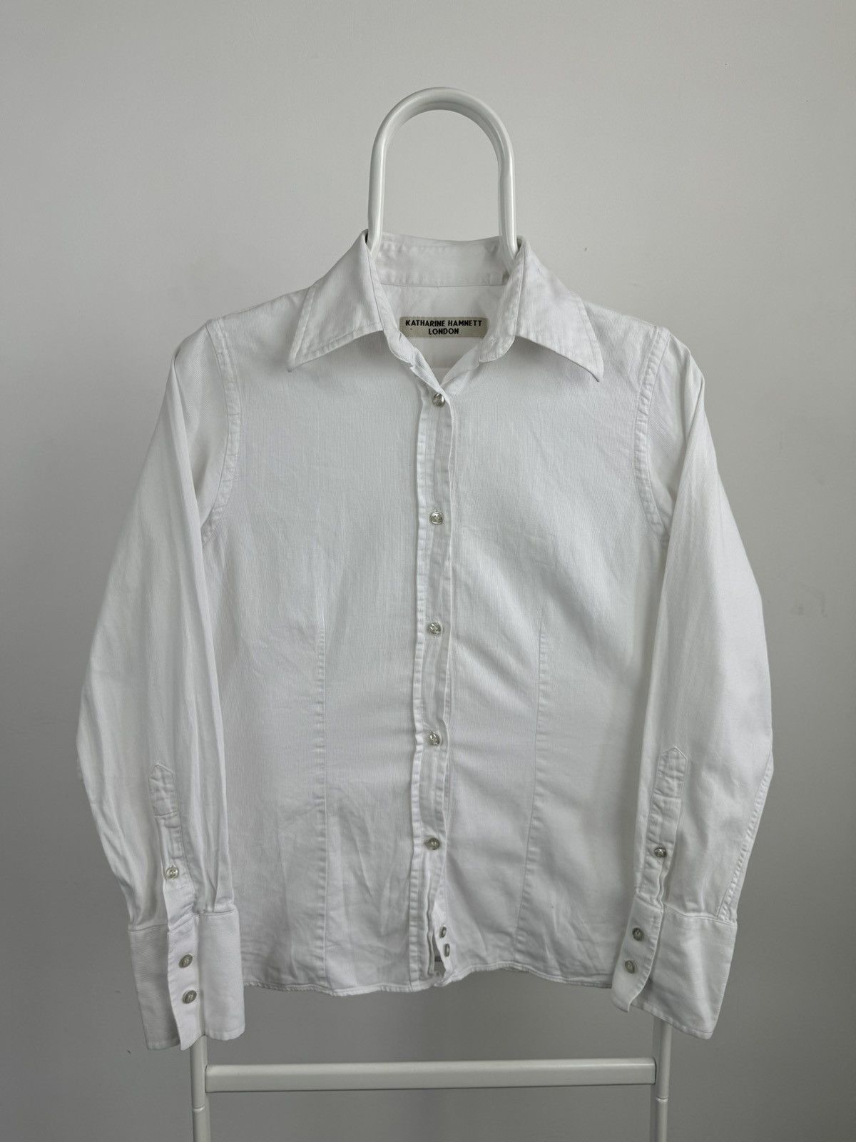 Vintage Vintage Woman’s Katharine Hamnett London Long Sleeve Shirt Size M / US 6-8 / IT 42-44 - 1 Thumbnail