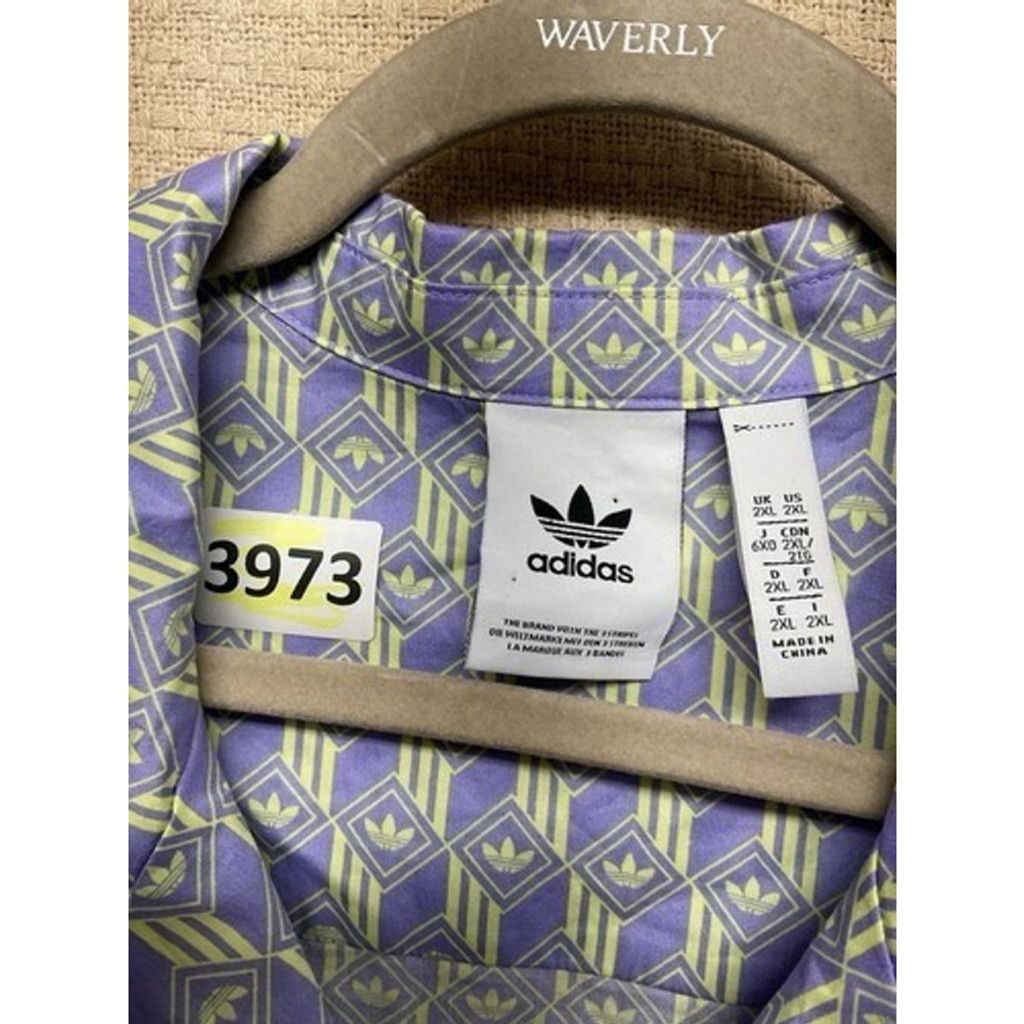 Adidas Adidas Monogram Allover Short Sleeve Golf Polo Shirt Men 2XL Size US XXL / EU 58 / 5 - 2 Thumbnail
