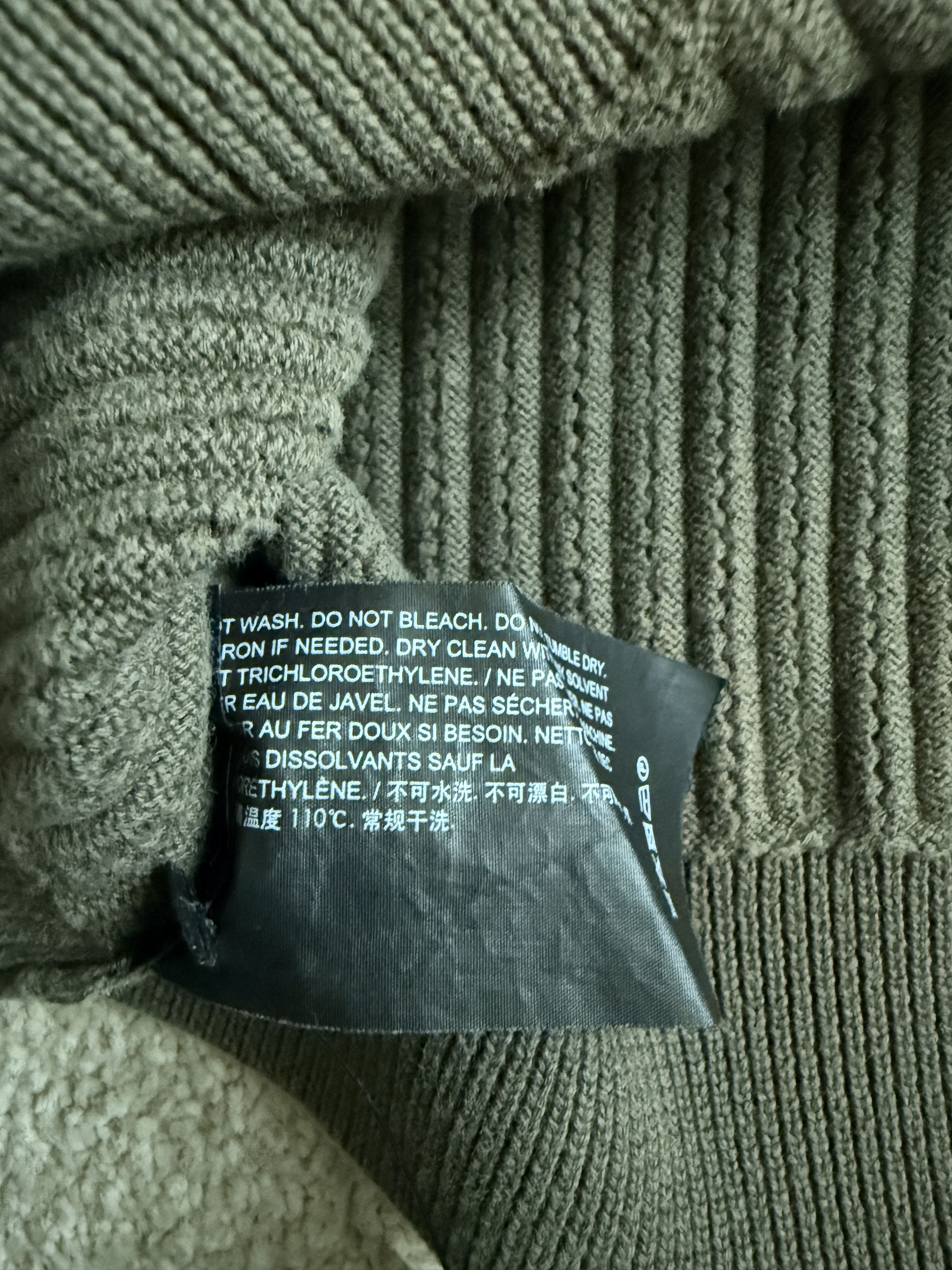 Theory Theory Dark Green Cotton Long Sleeve Sweater - XS Size US XS / EU 42 / 0 - 6 Thumbnail