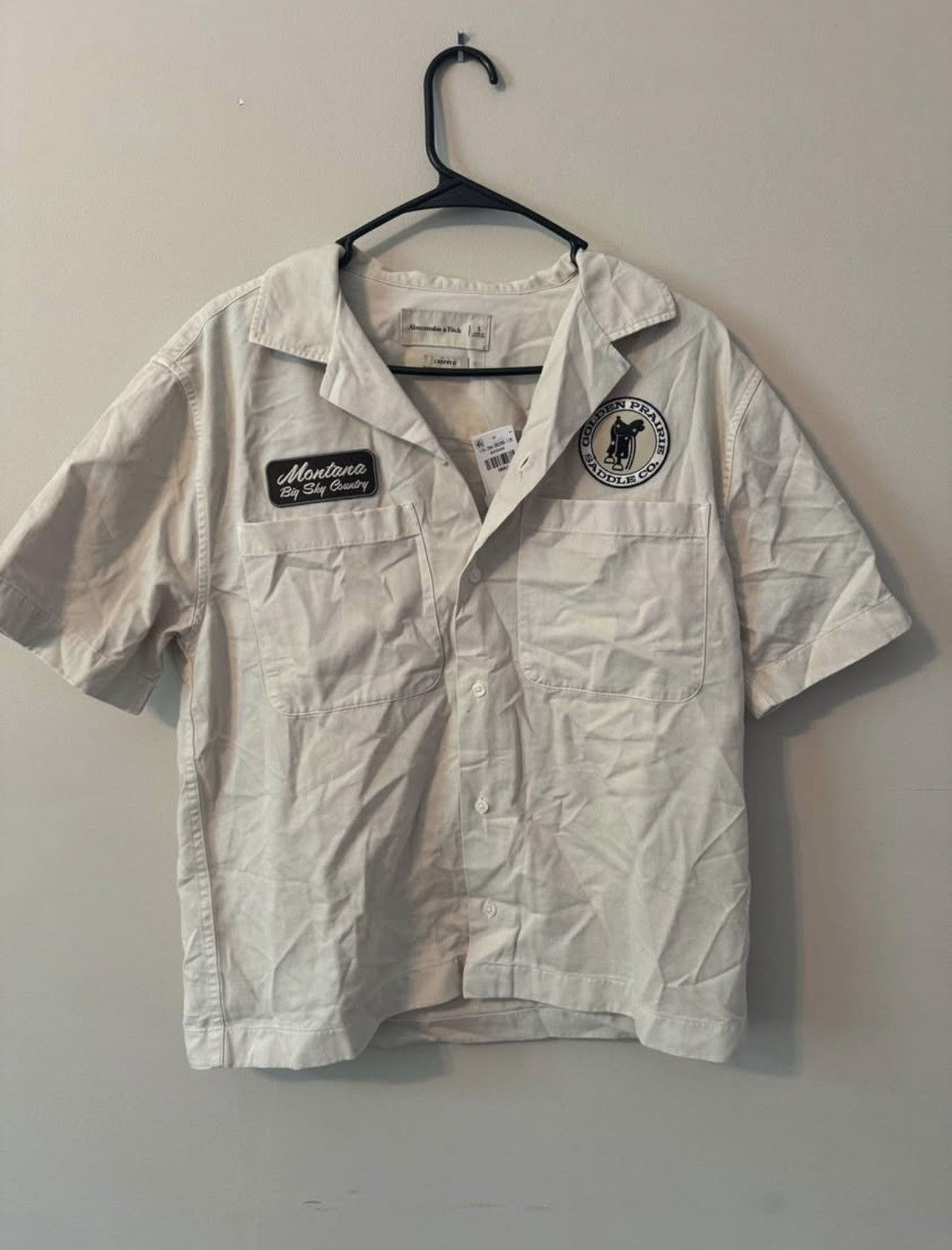 Abercrombie & Fitch Cropped buttoned tee Size US S / EU 44-46 / 1 - 1 Preview