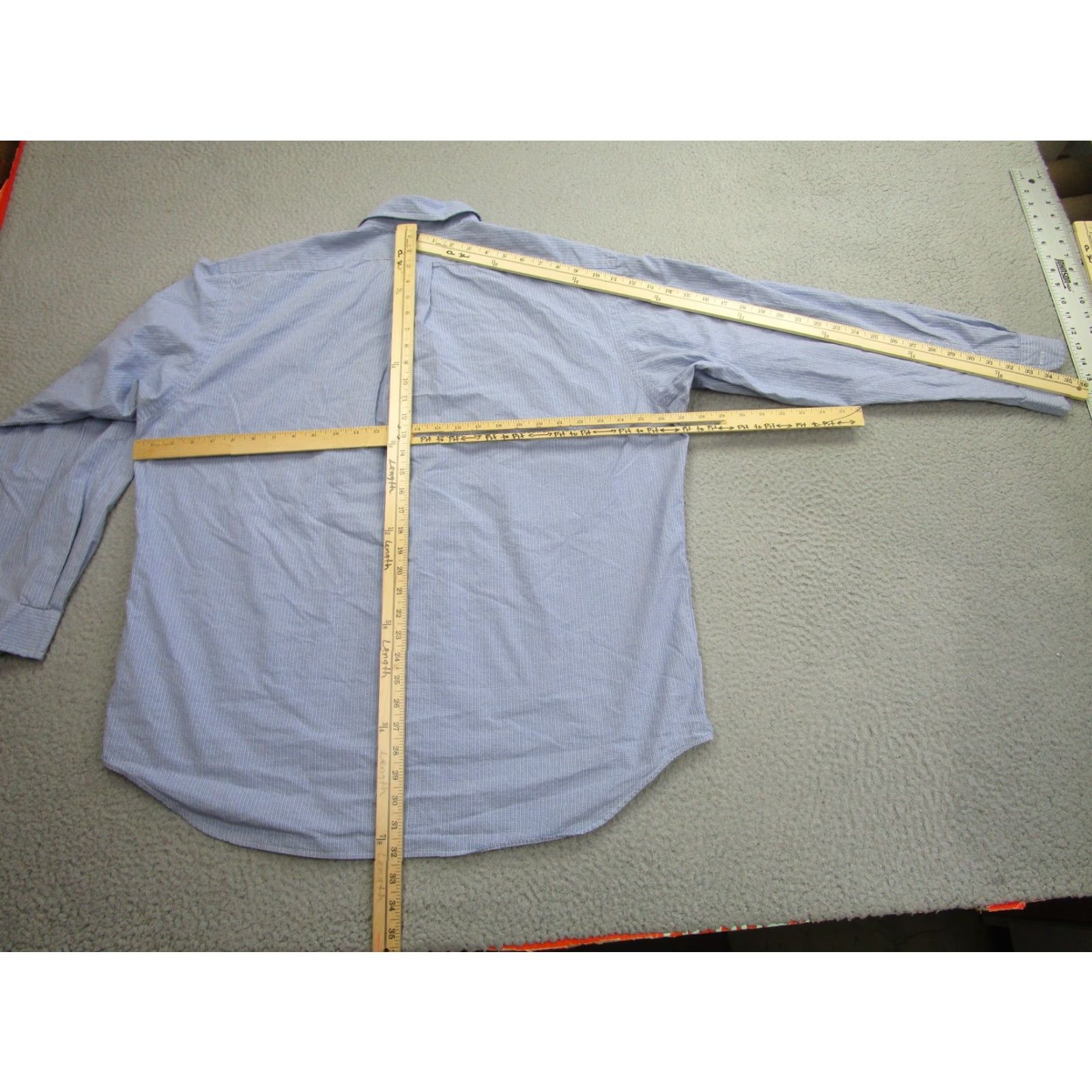 Ralph Lauren VINTAGE Ralph Lauren Shirt Mens XL Long Sleeve Blue Plaid Button-Down Polo Logo Classic Fit Office & Casual Size US XL / EU 56 / 4 - 6 Thumbnail