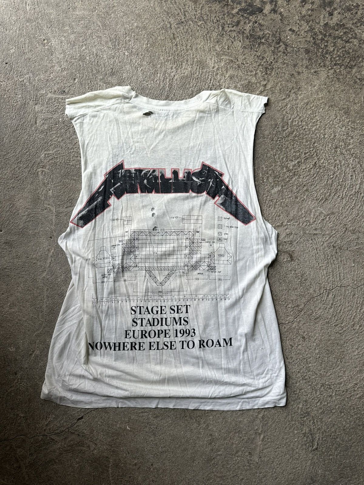 Metallica 90s Metallica Nowhere Else to Roam Vintage | Size L/XL Size US XL / EU 56 / 4 - 4 Thumbnail