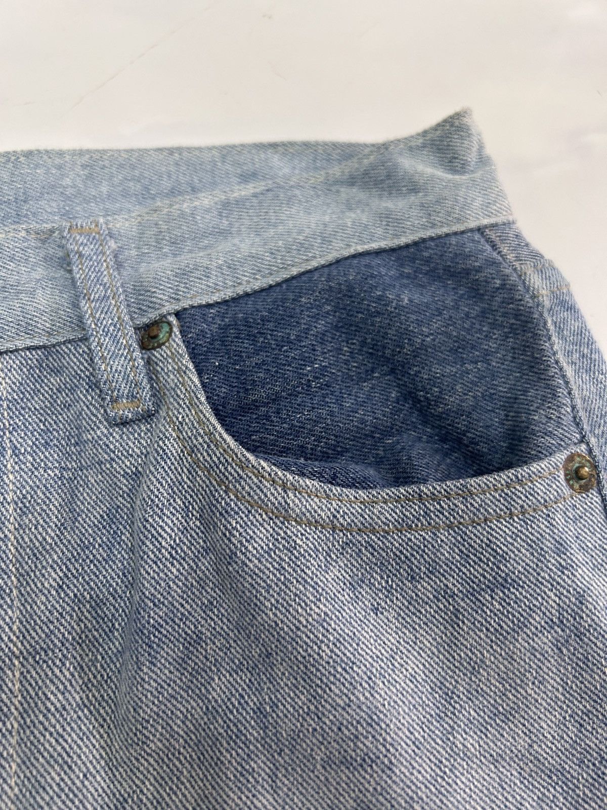 Simon Miller × Vintage 💥Vintage SIMON MILLER Sunset Makers Denim Distressed Jeans Size US 28 / EU 44 - 20 Thumbnail