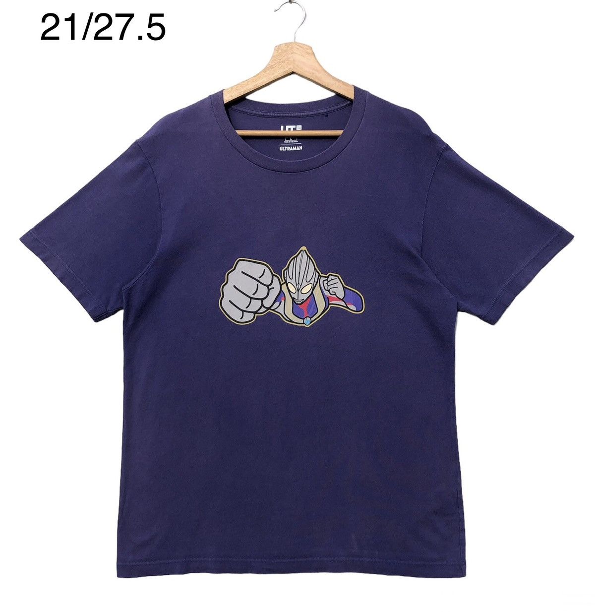 image of Cartoon Network x Uniqlo Ultraman in Faded Blue, Men's (Size Large)