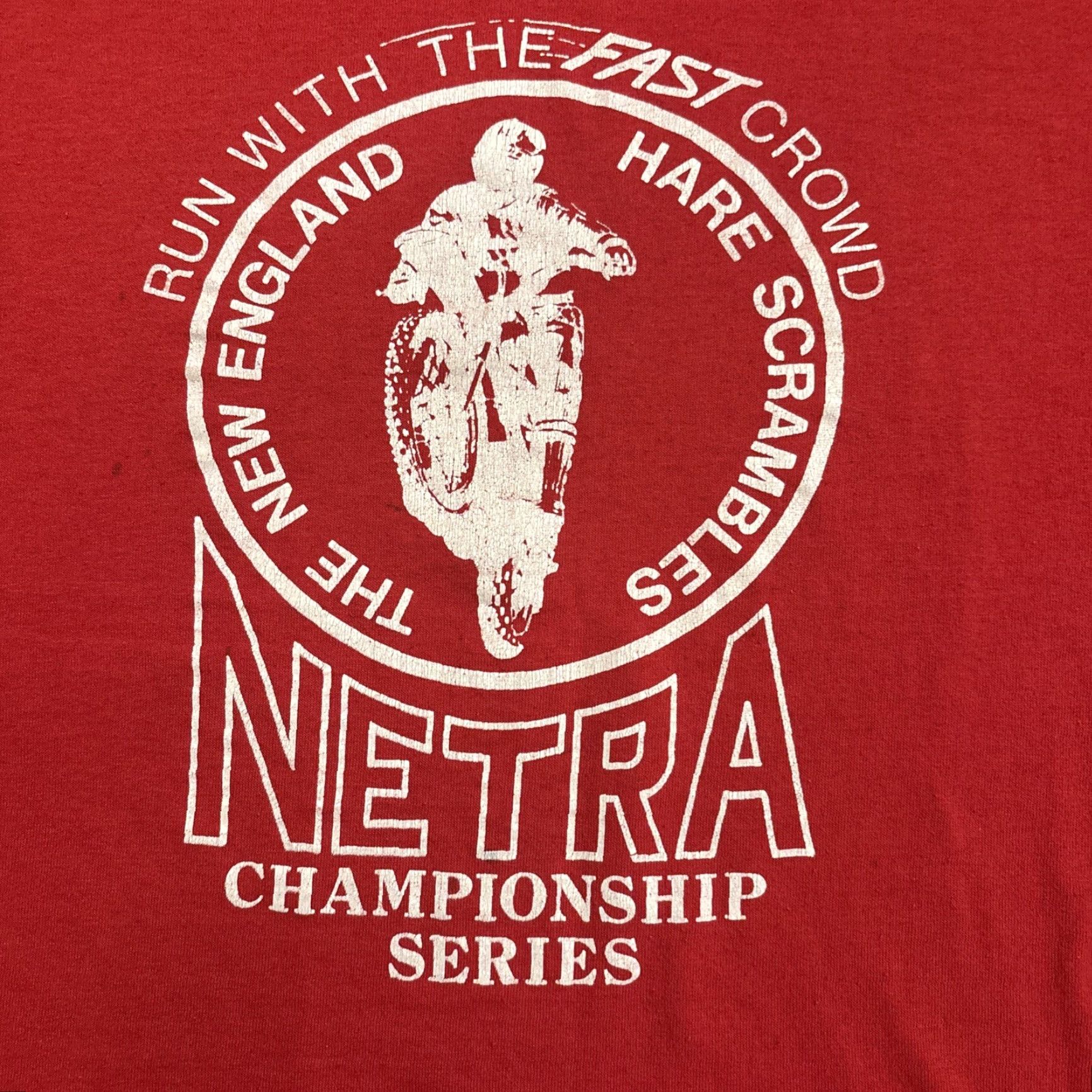 Jerzees VINTAGE NETRA Dirt Bike Championship Series T Shirt Red Size L Size US L / EU 52-54 / 3 - 2 Thumbnail