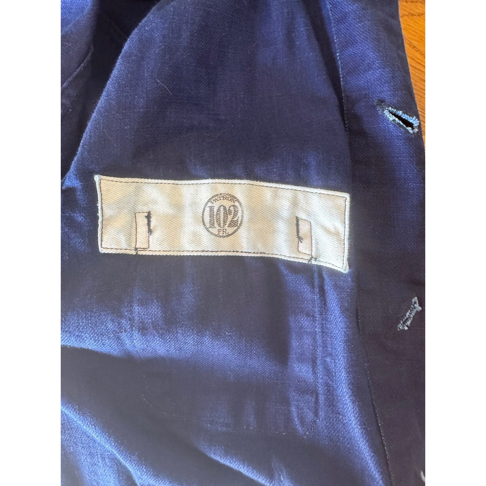 Mister Freedom NWT Mister Freedom Veste Ouvrier Indigo Metisse See Desc Size US M / EU 48-50 / 2 - 4 Thumbnail